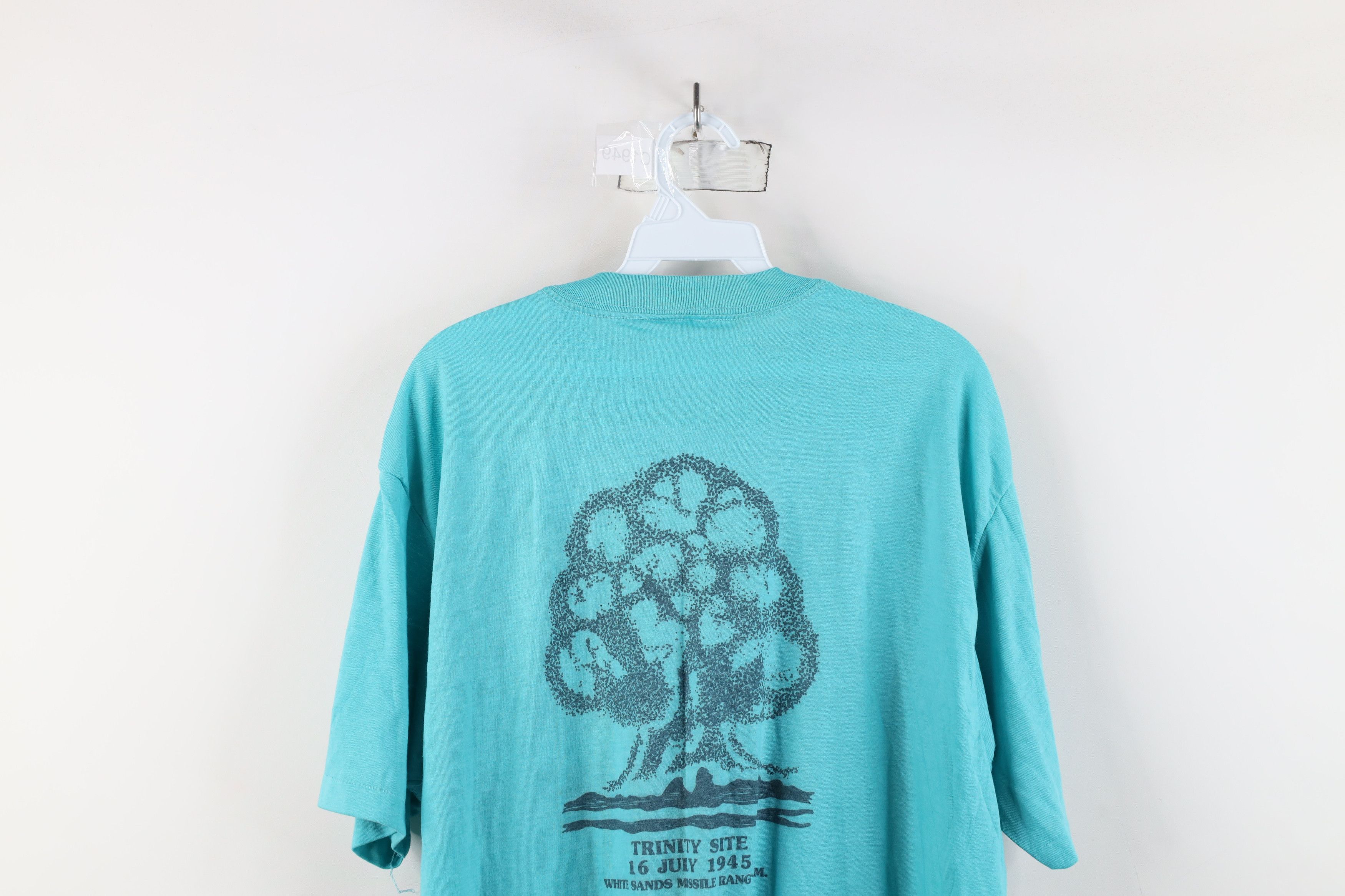 Vintage Vintage 70s Ground Zero White Sands Nuclear Bomb T-Shirt USA Size US XL / EU 56 / 4 - 14 Thumbnail