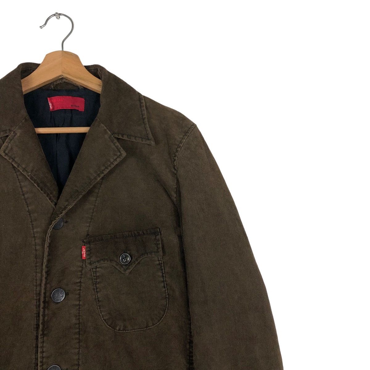 Levi's 🔥Vintage Corduroy Biker Jacket Levi’s Red Tab Size US M / EU 48-50 / 2 - 6 Thumbnail