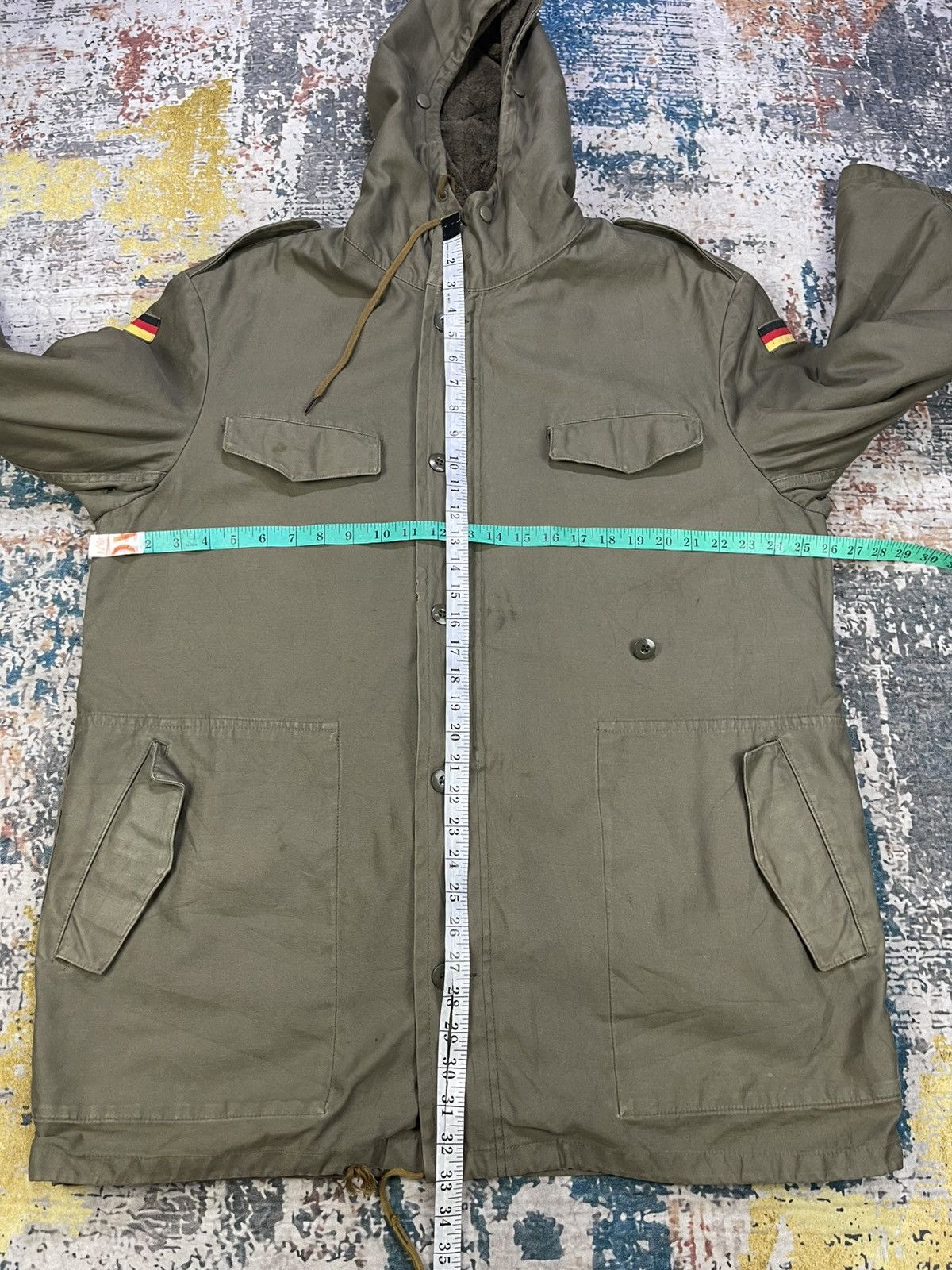 Vintage Vtg 80s German Army Cold Weather Field Parka Size US L / EU 52-54 / 3 - 13 Thumbnail