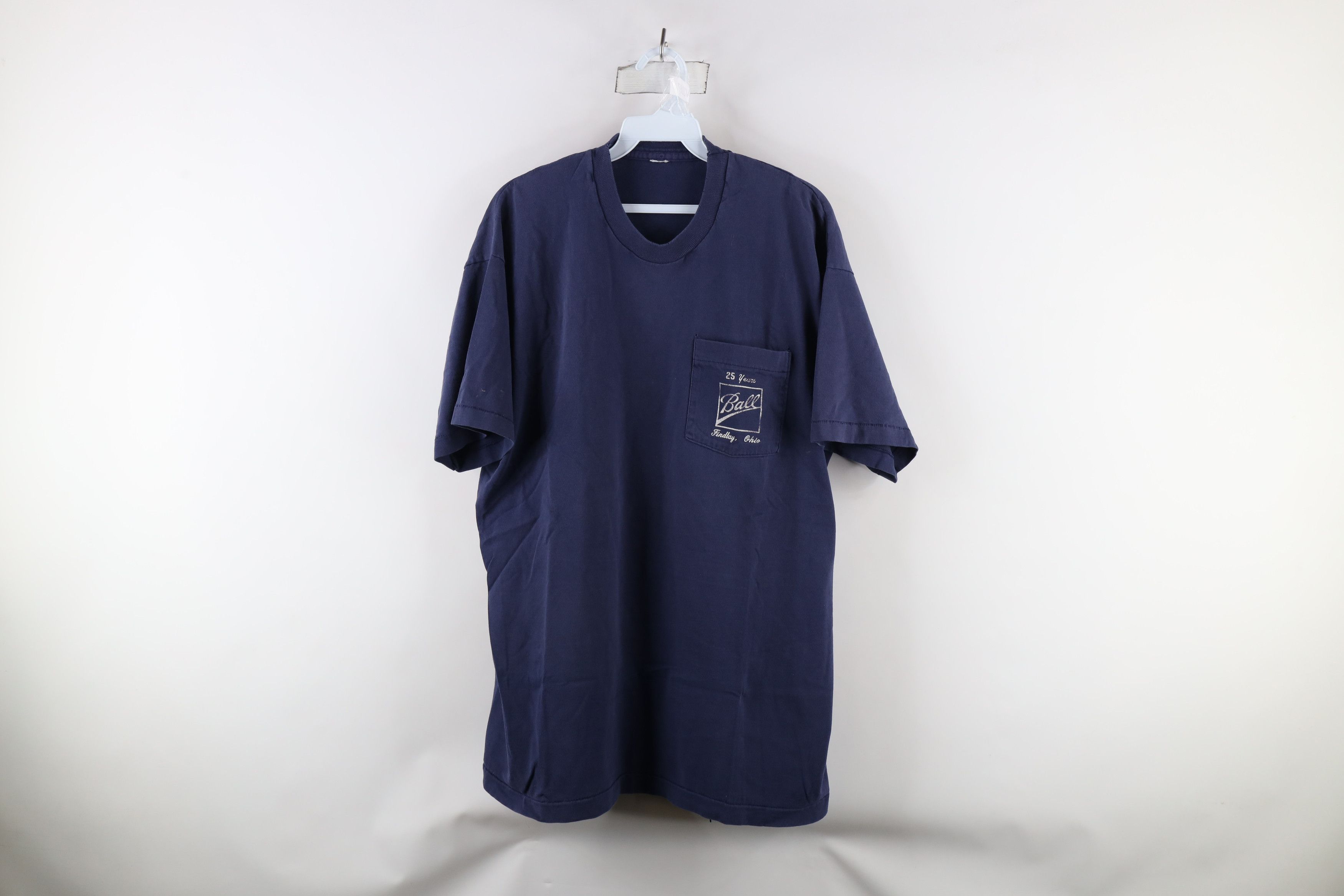 Vintage Vintage 90s Streetwear Years Ball Canning Jars T-Shirt Blue Size US XL / EU 56 / 4 - 1 Thumbnail