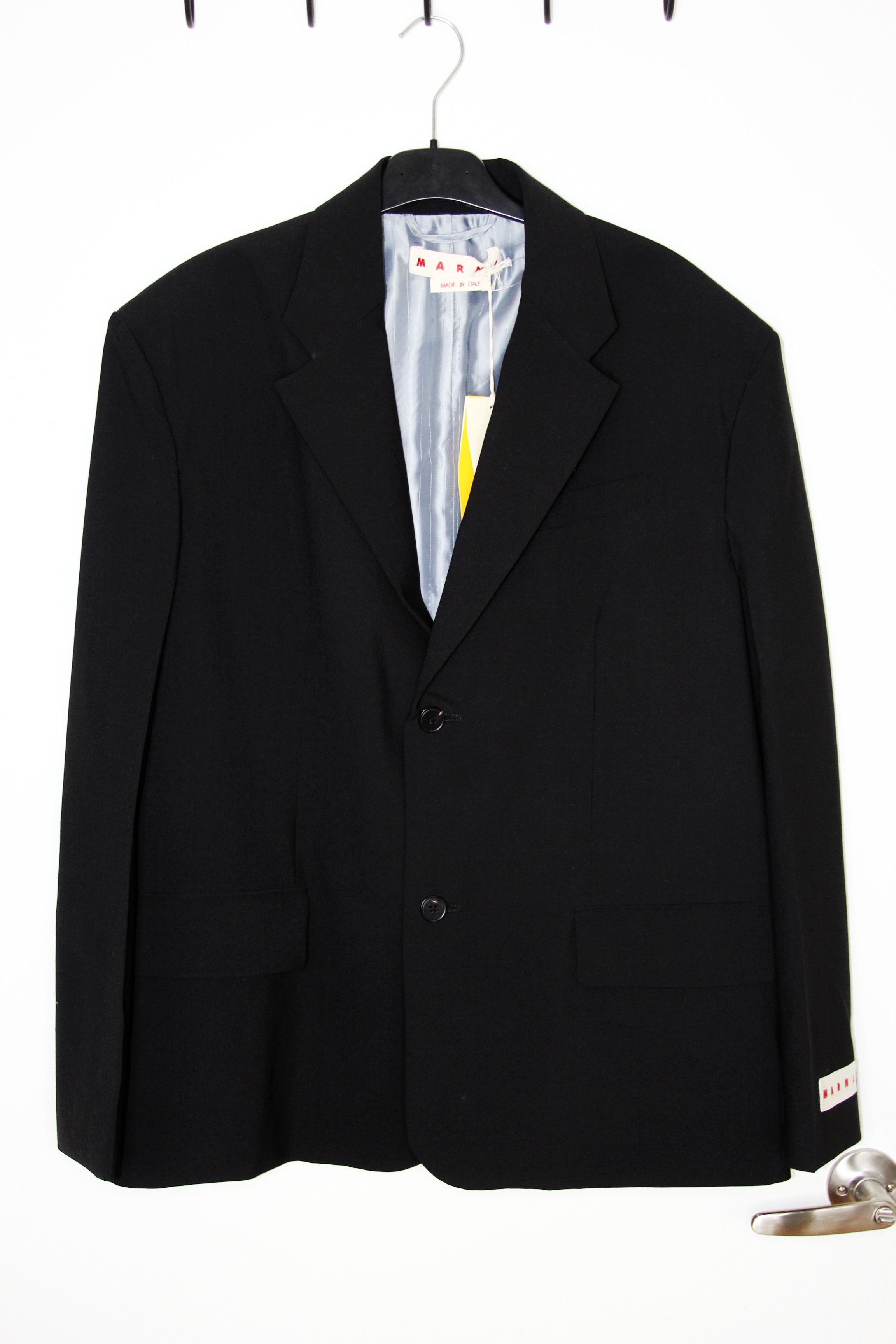 Marni BNWT AW24 MARNI LIGHT WOOL BLEND BOXY BLAZER JACKET 48 Size US M / EU 48-50 / 2 - 2 Thumbnail