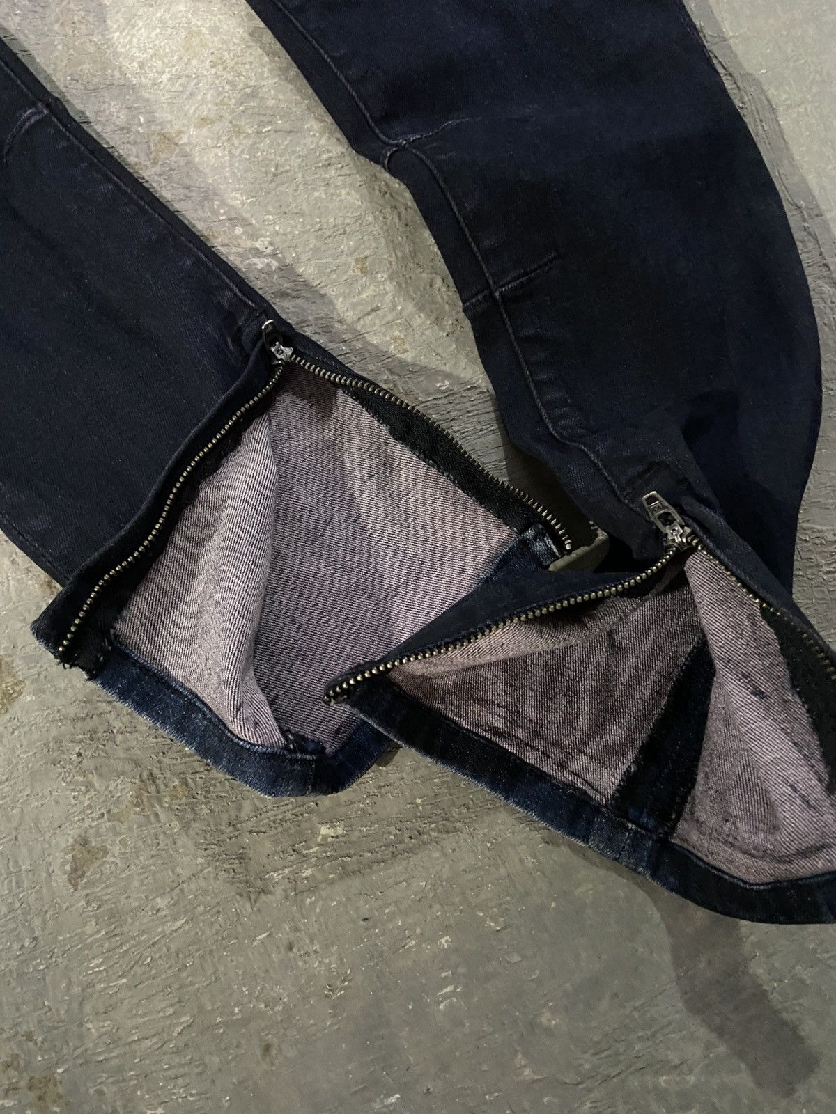 Helmut Lang ❤️‍🔥RARE❤️‍🔥 FW14 Helmut Lang - Biker Cargo Skinny Jeans Pants Size 26" / US 2 / IT 38 - 12 Thumbnail