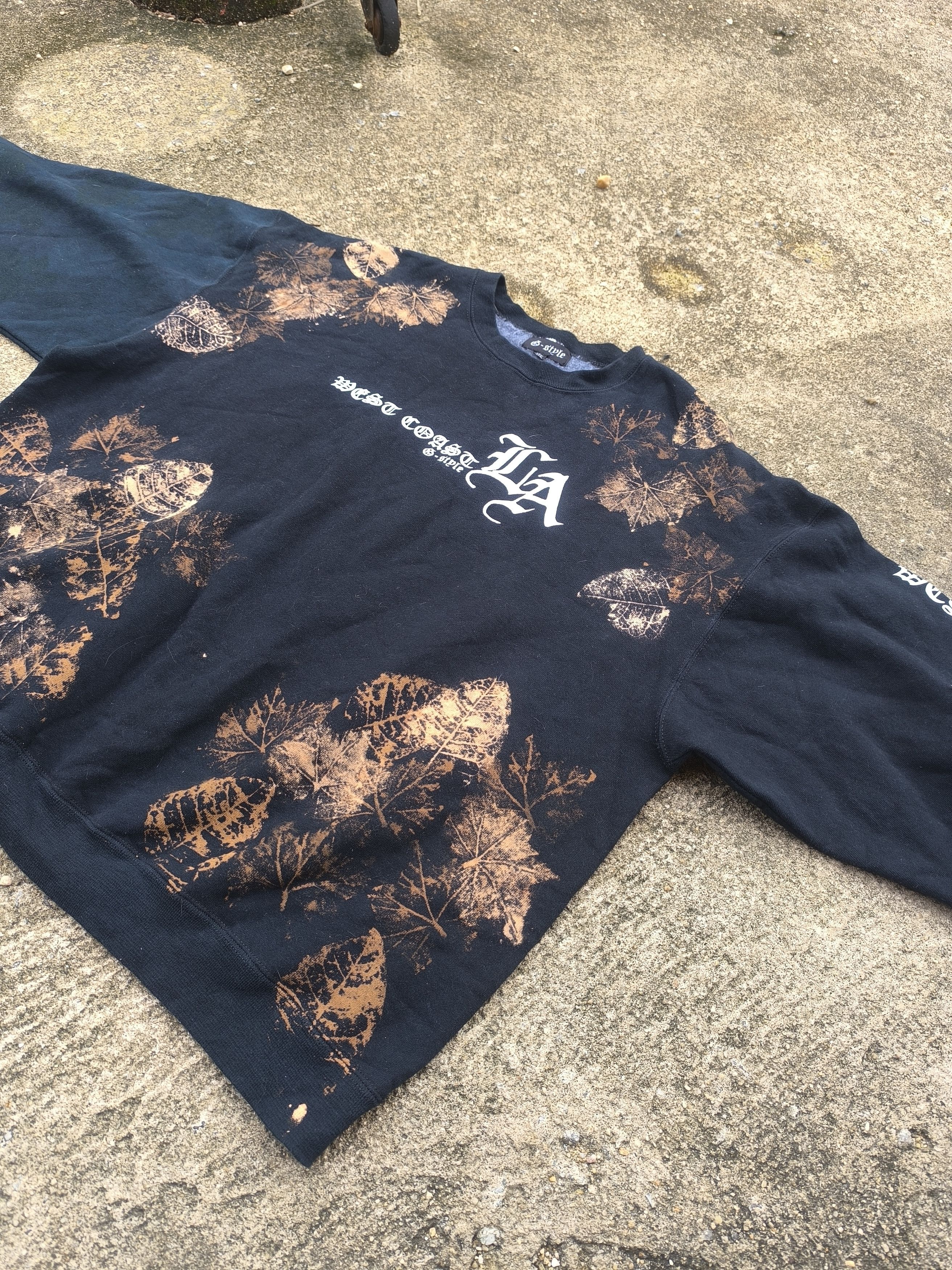 BEAUTIFUL CUSTOM SWEATSHIRT LA WEST COAST LIKE CHROME HEART