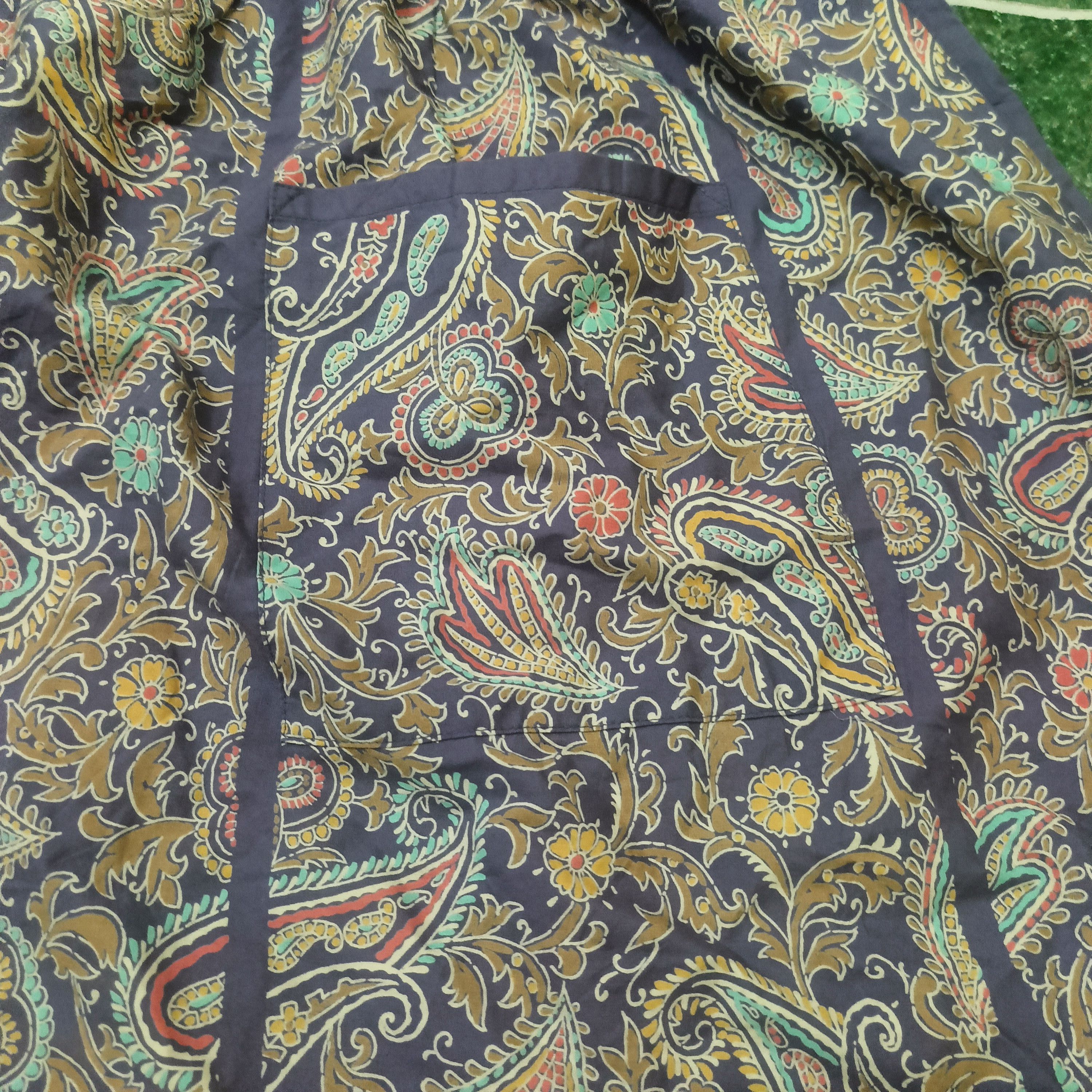 Saint Laurent Paris Rare Vtg YvesSaintLaurent YSL Apron Bandana Design Size ONE SIZE - 3 Thumbnail