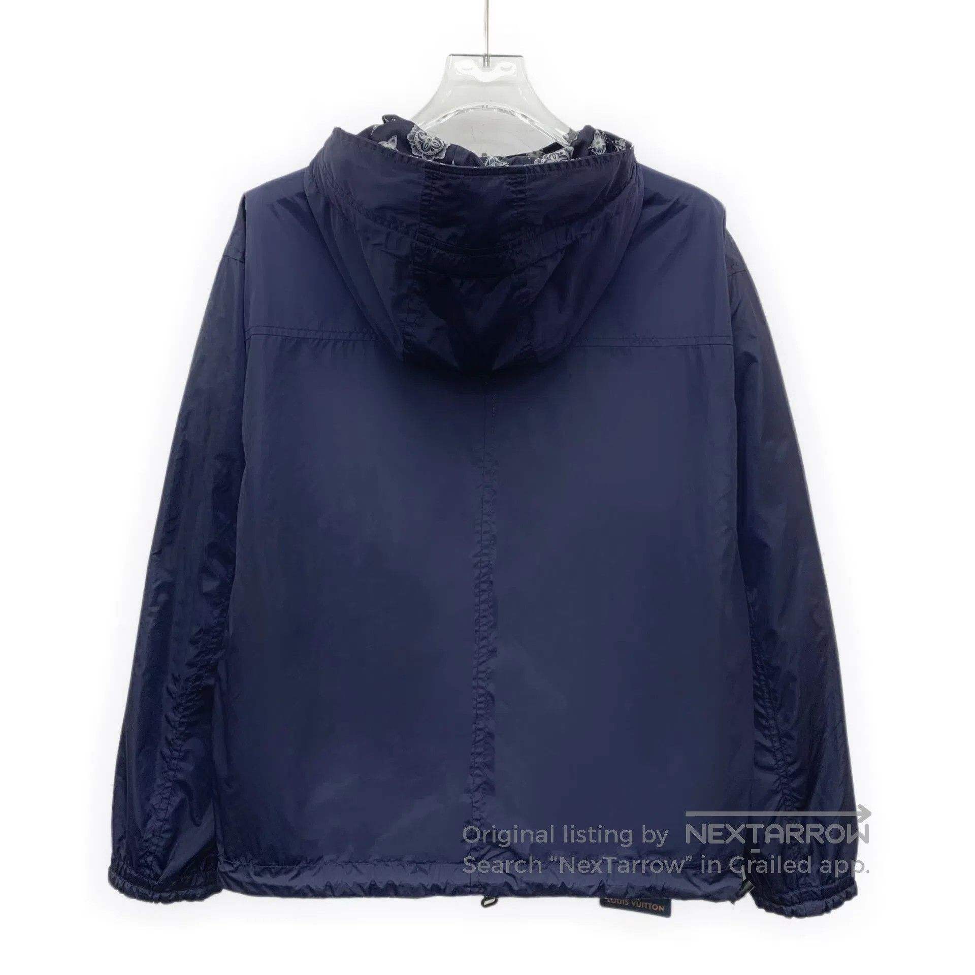 Louis Vuitton Louis Vuitton Dark Blue Monogram Printed Two-Way Zipper Ja Size US S / EU 44-46 / 1 - 4 Thumbnail