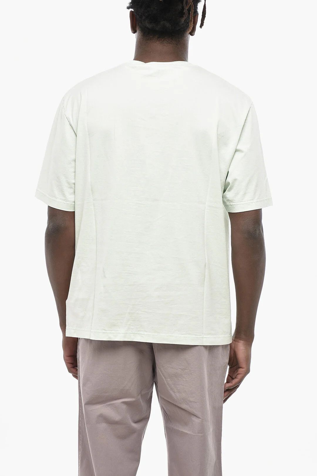 Palm Angels og1mm0226 Slim Fit Cotton T-Shirt in White Size US XXL / EU 58 / 5 - 2 Thumbnail
