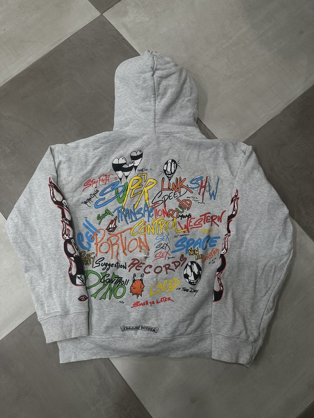 Chrome Hearts Matty Boy Hoodie Grey Brain