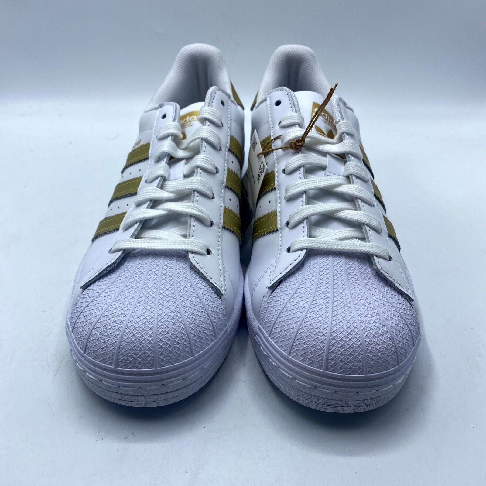 Adidas NEW Adidas Superstar Sneaker White Gold FX7483 Women's Size US 8 / IT 38 - 4 Thumbnail