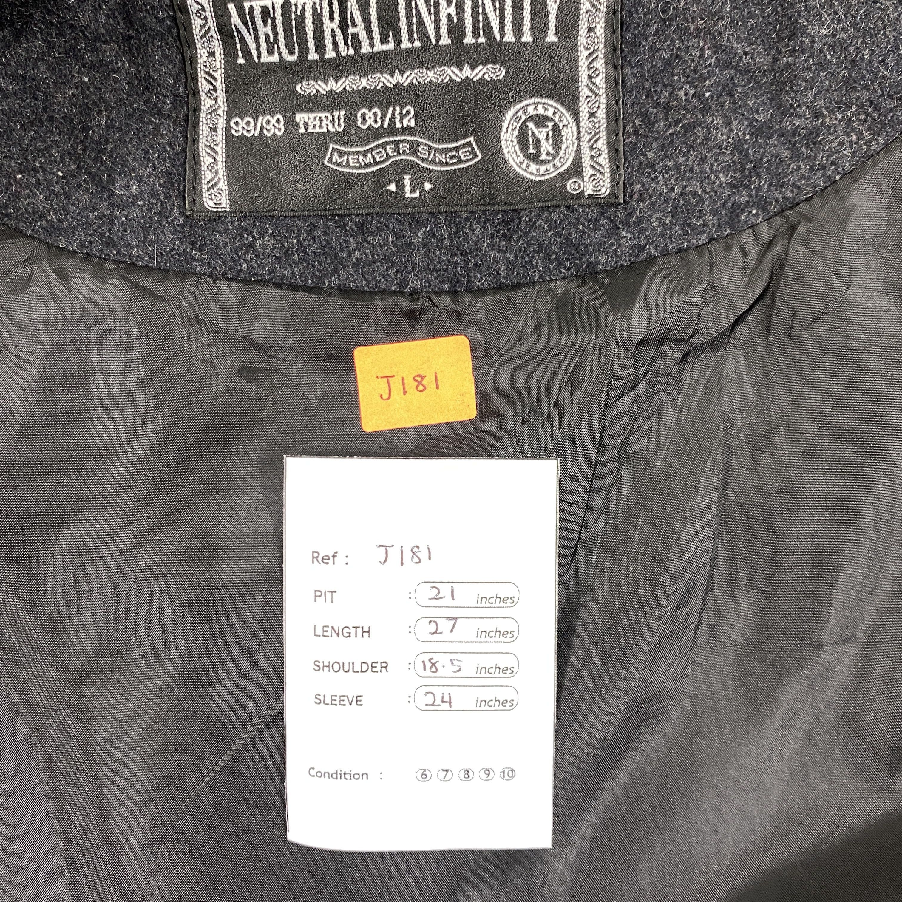 If Six Was Nine Neutral Infinity Wool ifsixwasnine lgb style Jacket-J181 Size US M / EU 48-50 / 2 - 7 Thumbnail