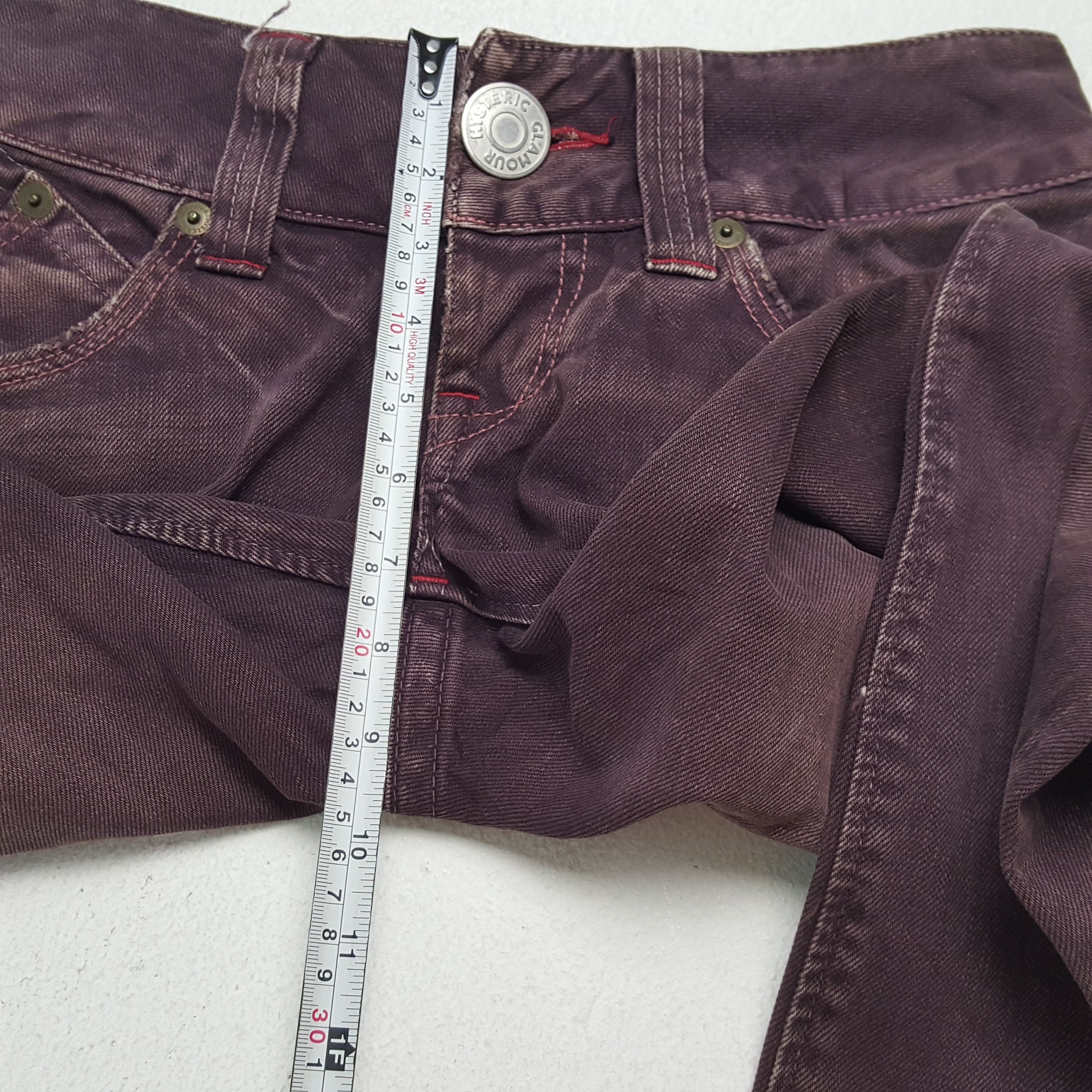 Hysteric Glamour × Japanese Brand × Vintage HYSTERIC GLAMOUR Japanese Brand Streetwear Custom Art Jeans Size 29" - 8 Thumbnail
