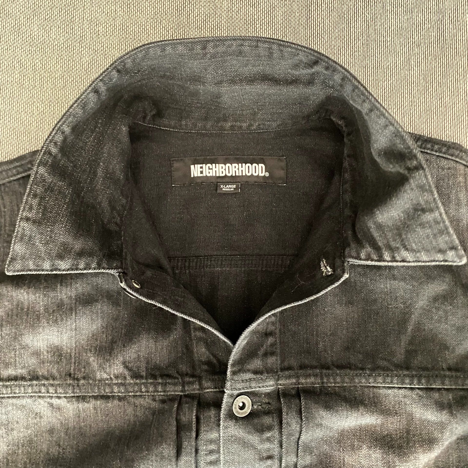 Neighborhood Neighborhood 23ss Black Icon Washed Denim Jkt XL Size US XL / EU 56 / 4 - 3 Thumbnail
