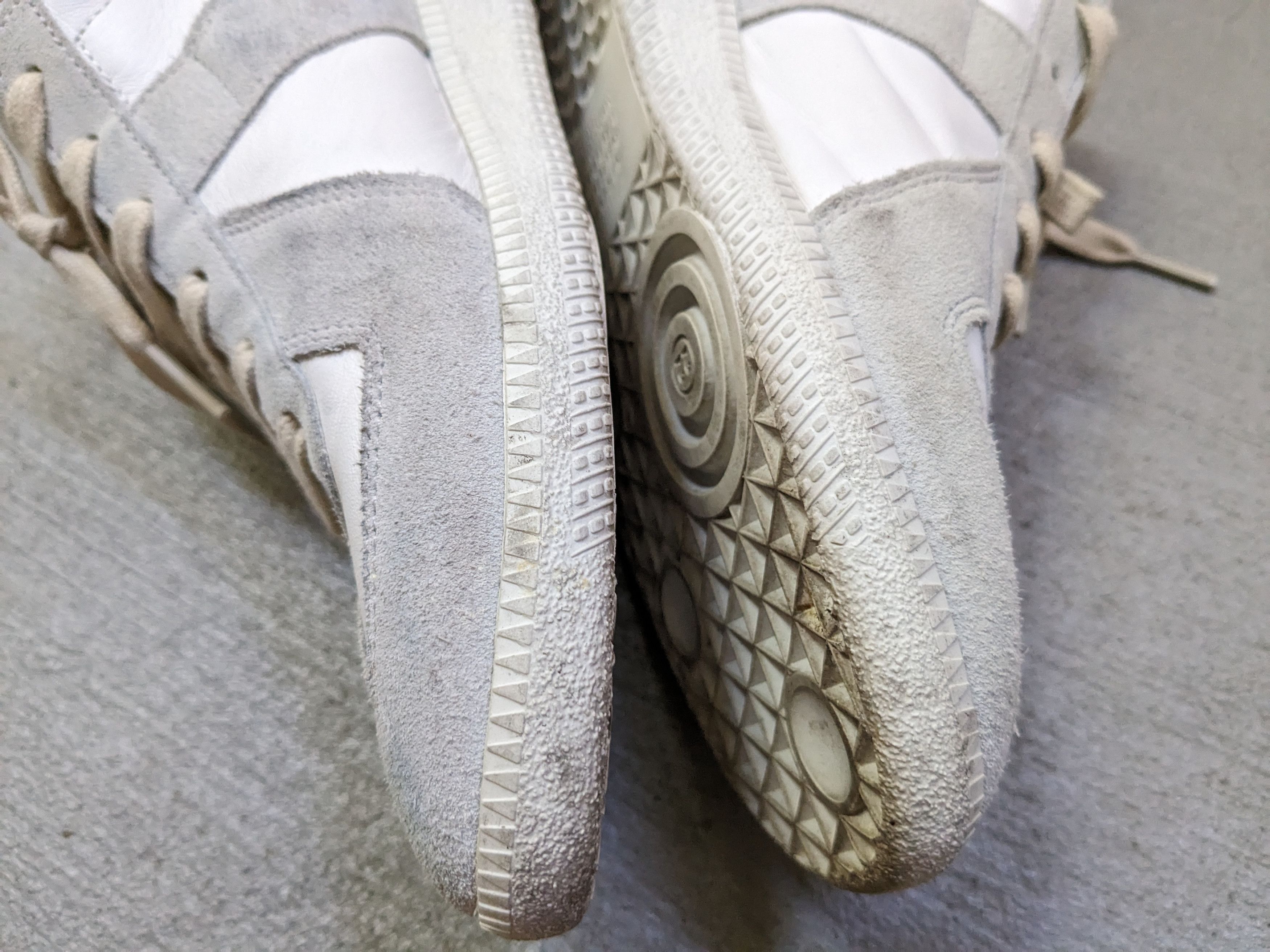 Maison Margiela Maison Margiela GAT Replica White Gray 7 40 Suede Leather Size US 7 / EU 40 - 8 Thumbnail