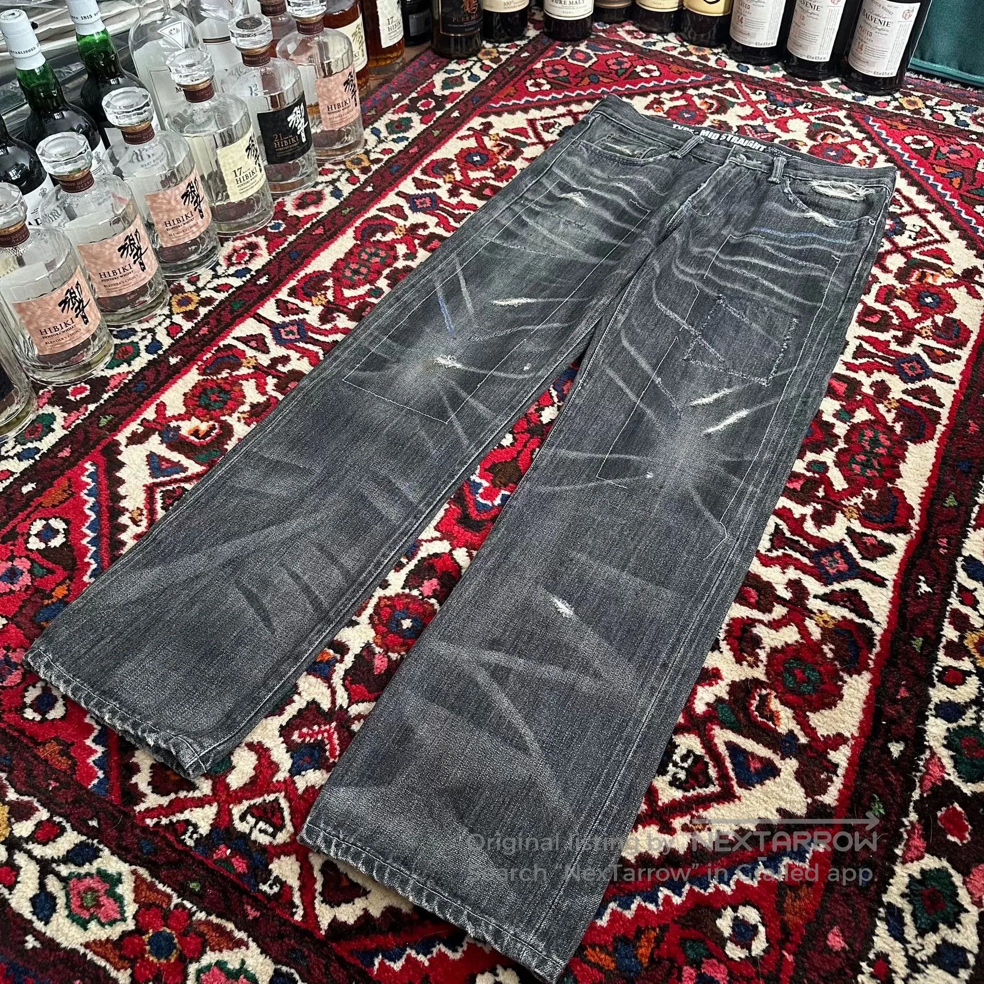 Neighborhood neighborhood nbhd faded denim pants mid size. Size US 30 / EU 46 - 3 Thumbnail