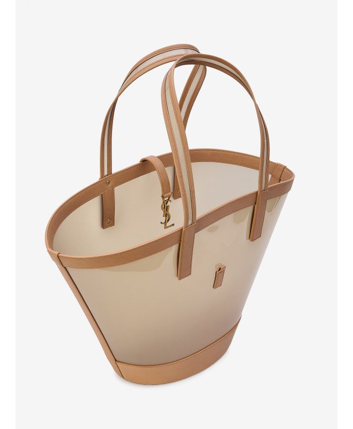 Saint Laurent Paris o1bcso1str0326 Size: OS/Panier Medium Tote Bag in Beige Size ONE SIZE - 4 Thumbnail