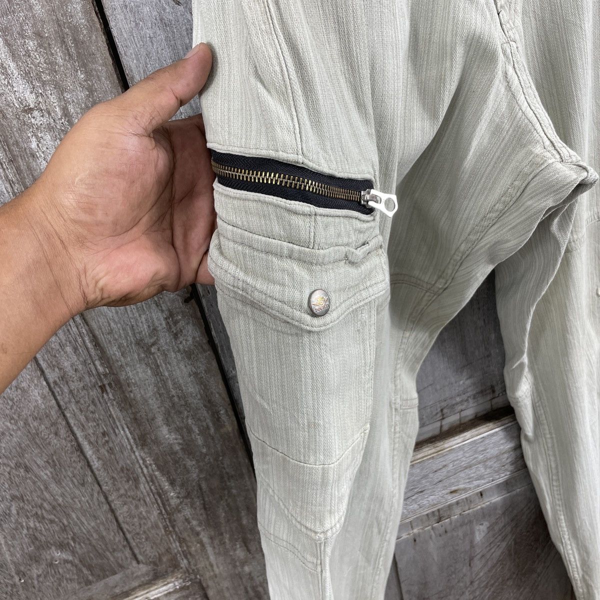 Japanese Brand × Vintage Vintage Dogman Traditional Work Wear Baggy Pants Size US 35 - 5 Thumbnail
