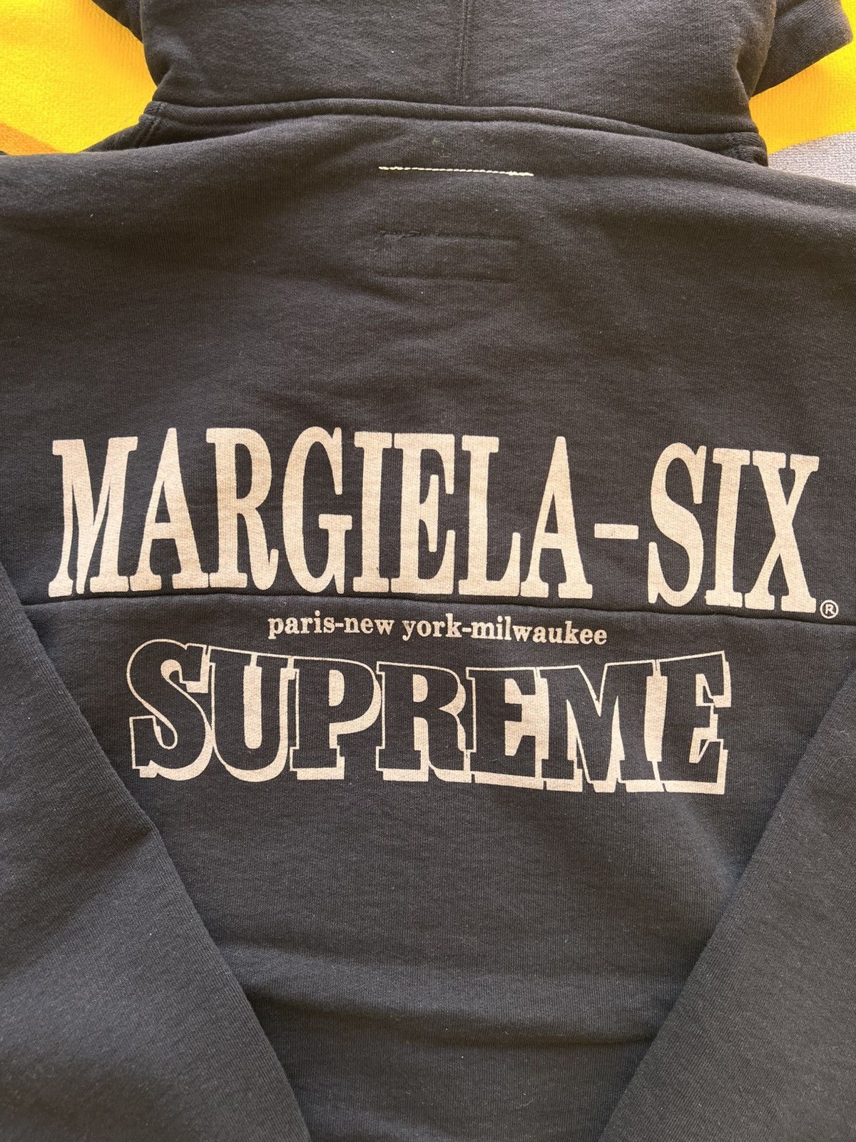 Maison Margiela × Supreme Supreme MM6 Maison Margiela Eagle Zip Up Hooded Sweatshirt Size US XL / EU 56 / 4 - 14 Thumbnail