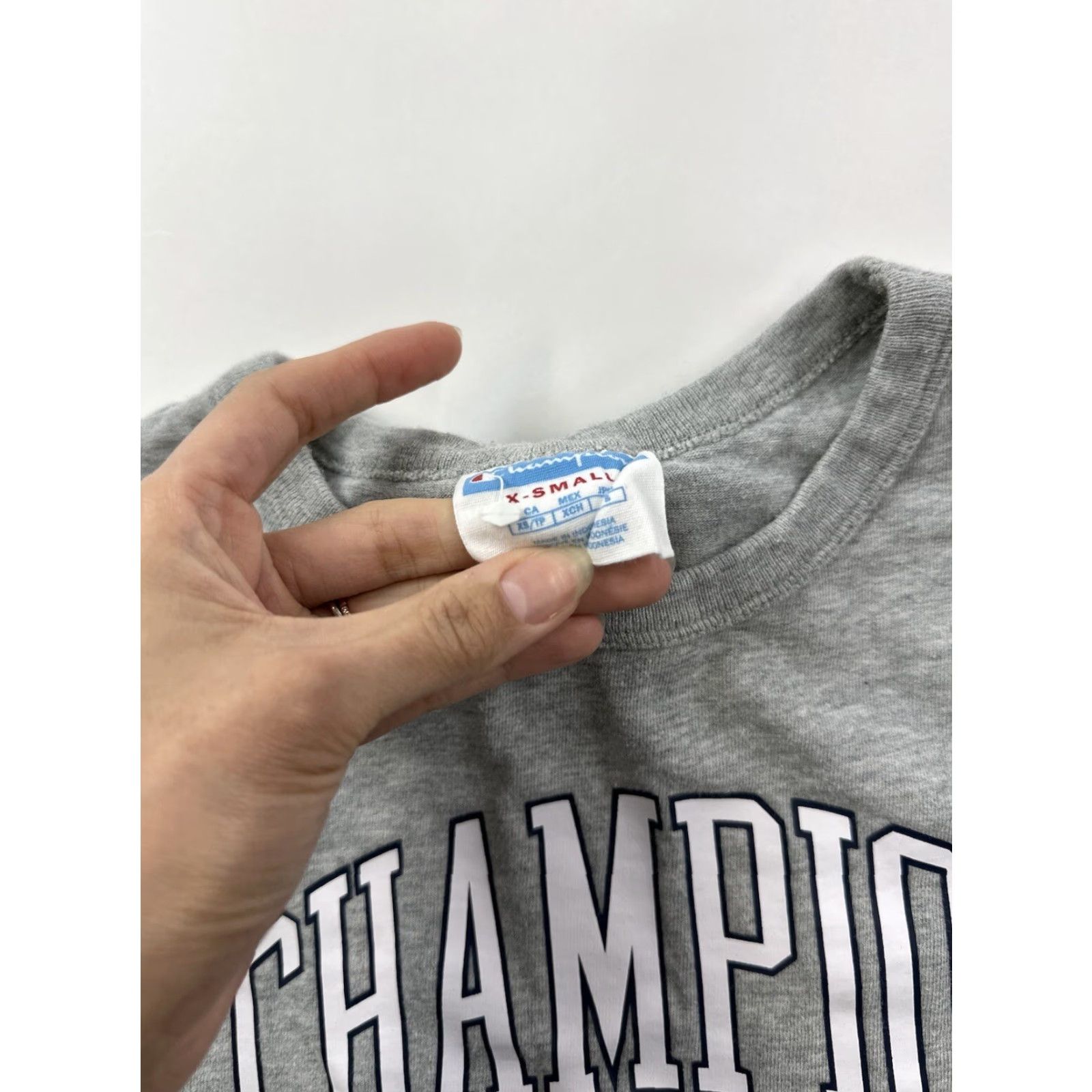 Champion Champion T-Shirt Women’s XS Gray Cropped Heavyweight Knit Wear Co Size XS / US 0-2 / IT 36-38 - 5 Thumbnail