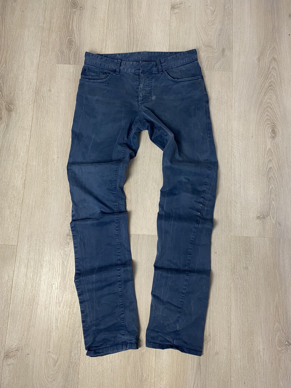 image of Balenciaga Slim Japanese Denim Jeans in Blue, Men's (Size 30)