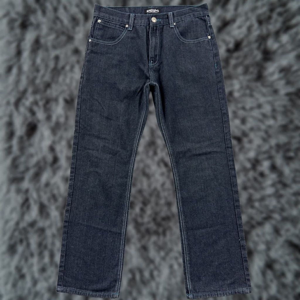 Vintage VINTAGE Urban Label Jeans Mens 32x32 Blue Baggy Wide Leg Hip Hop Cyber Y2K Size US 32 / EU 48 - 1 Thumbnail