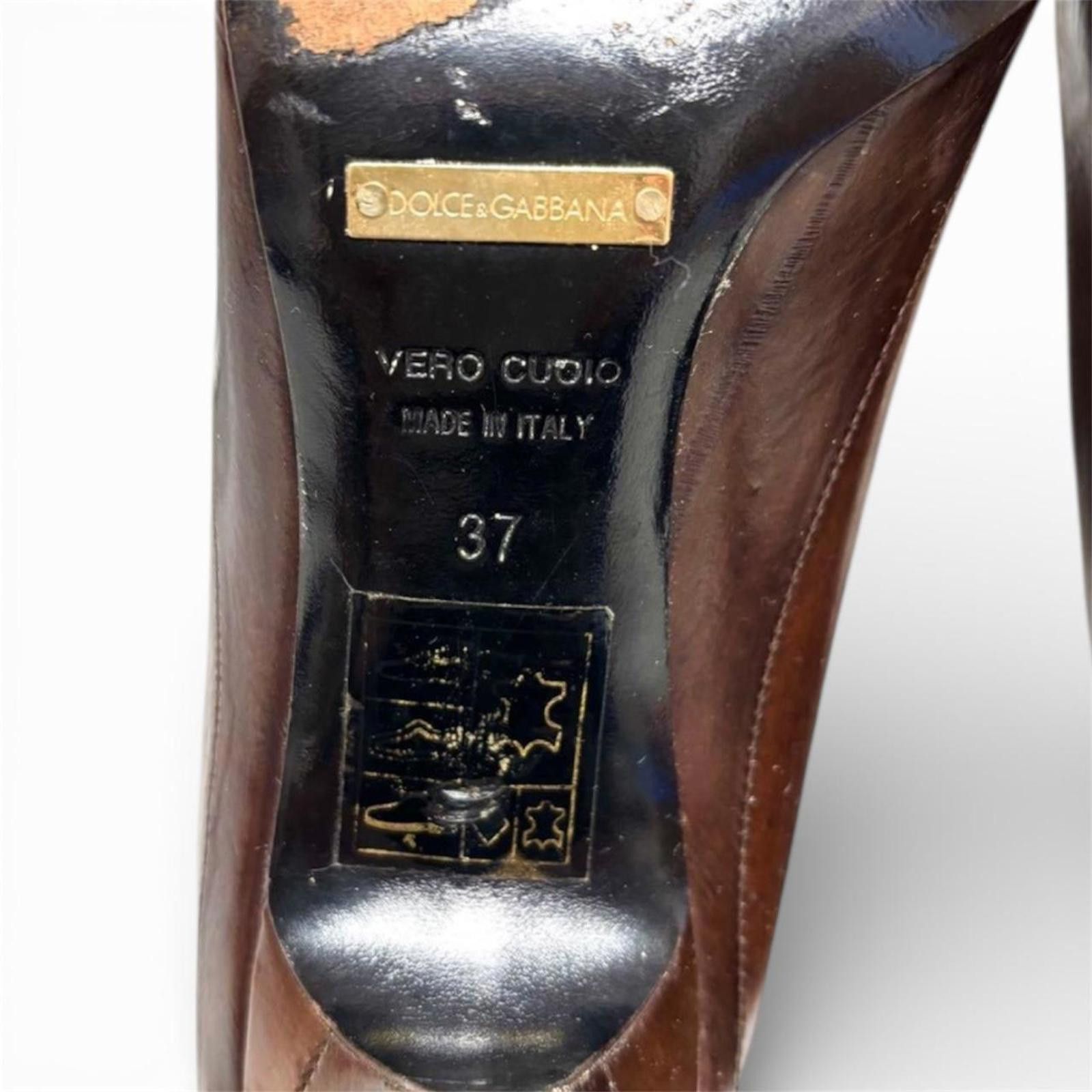 Dolce & Gabbana Dolce&Gabbana authentic vintage grunge leopard high heels. Size US 6.5 / IT 36.5 - 5 Thumbnail