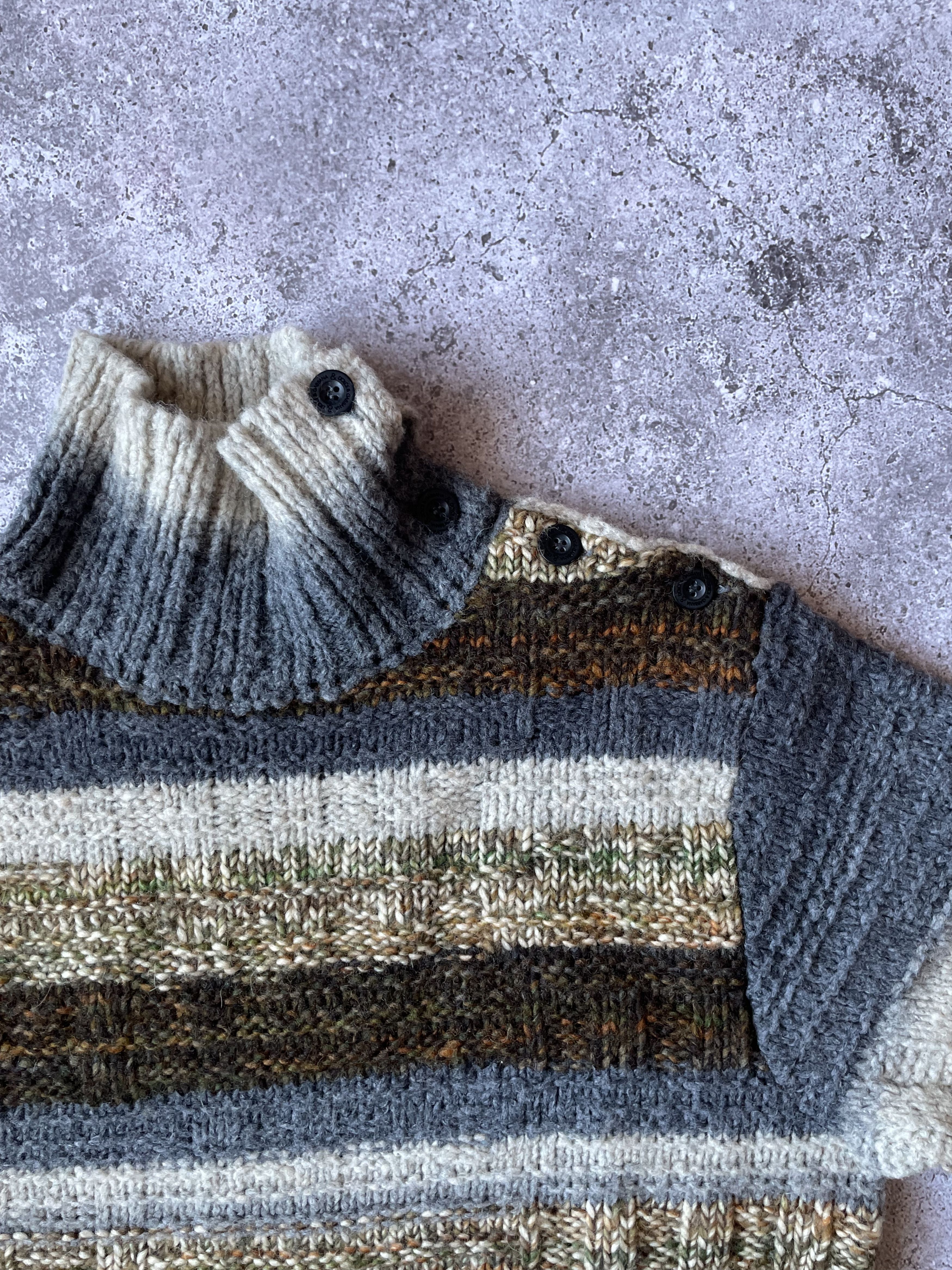 Dolce & Gabbana Archive D&G Dolce & Gabbana Alpaca Blend Striped Knit Size US XL / EU 56 / 4 - 4 Thumbnail