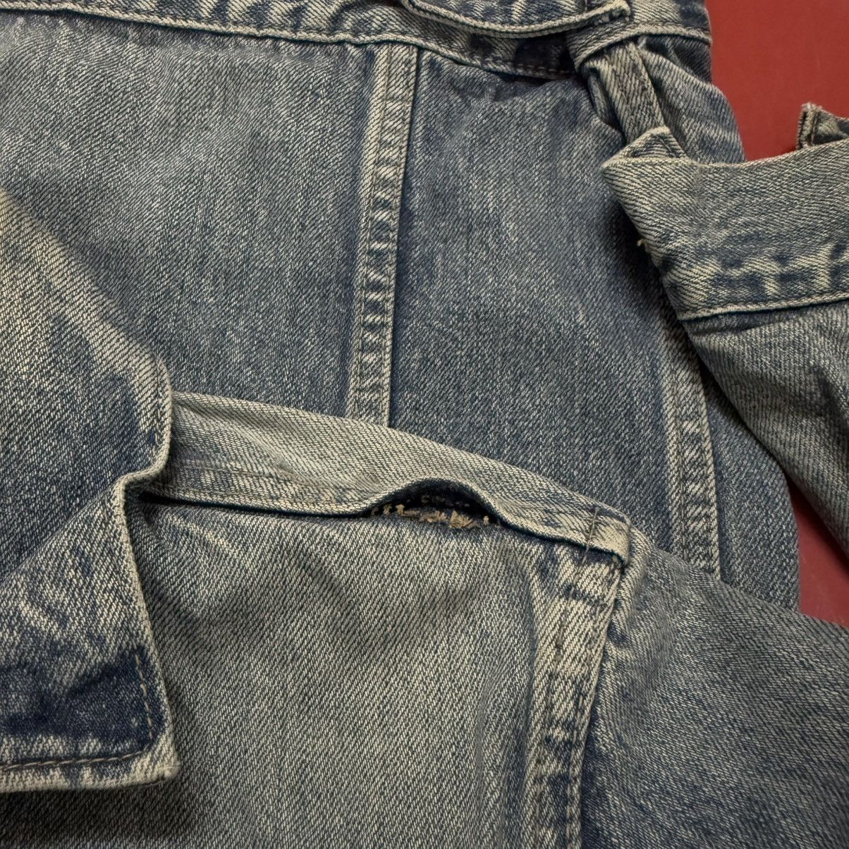 HOLLYWOOD RANCH MARKET Vintage 90s Hollywood Ranch Market Denim Jacket Distressed Size US M / EU 48-50 / 2 - 12 Thumbnail