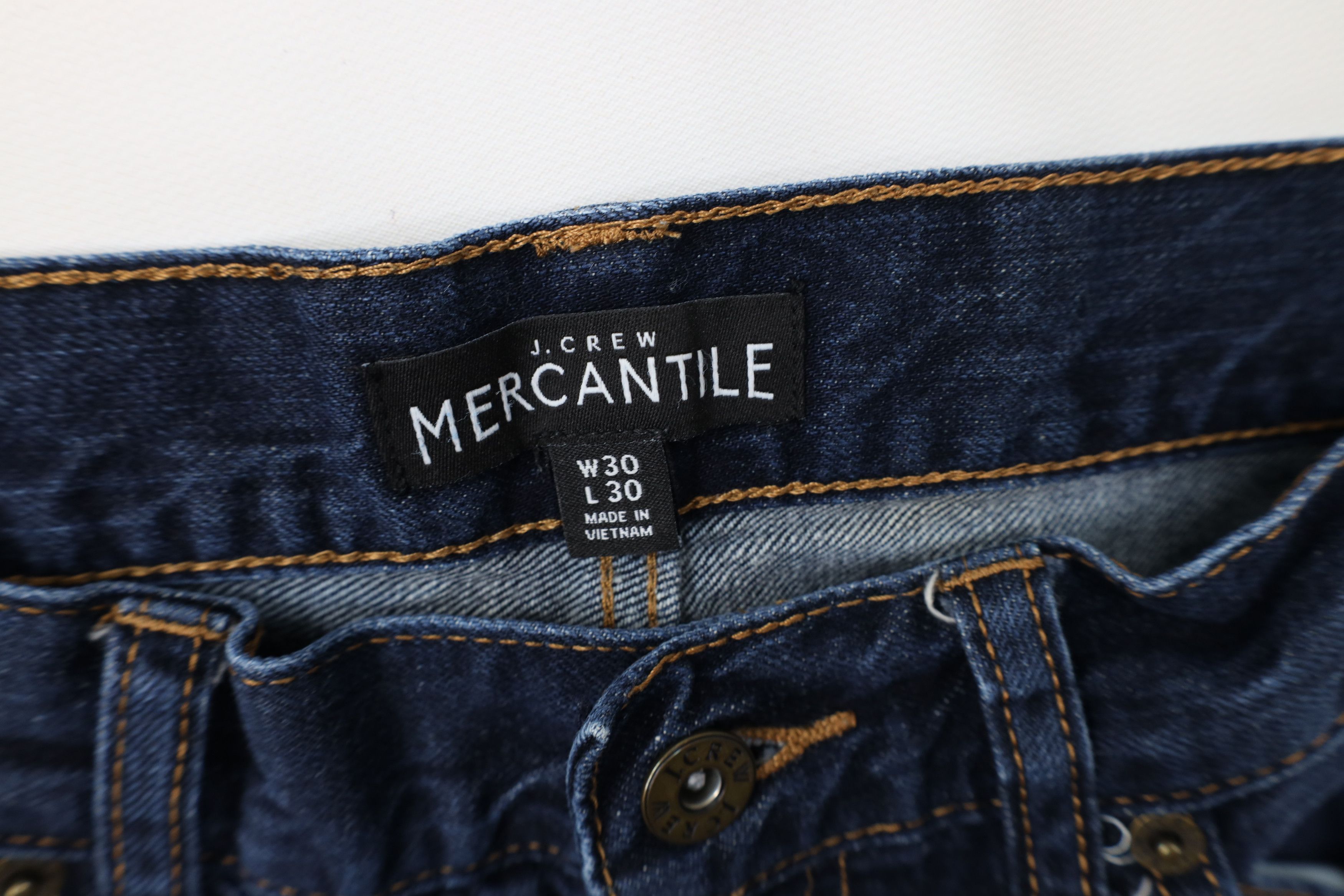 J.Crew J Crew Slim Fit Skinny Straight Leg Denim Jeans Indigo Blue Size US 30 / EU 46 - 5 Thumbnail