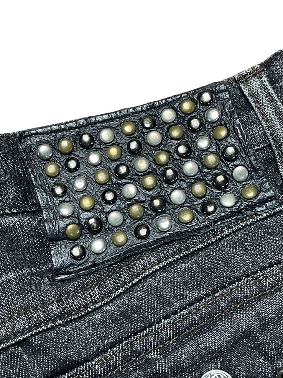 Japanese Brand Vintage Schlussel Rare Denim Flare Pants Size US 32 / EU 48 - 6 Thumbnail