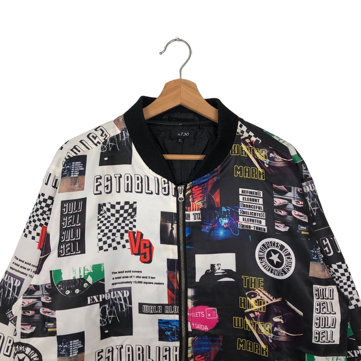 Japanese Brand STREETWEAR DESIGN RARE BOMBER JACKET BIG LOGO Size US XL / EU 56 / 4 - 2 Thumbnail