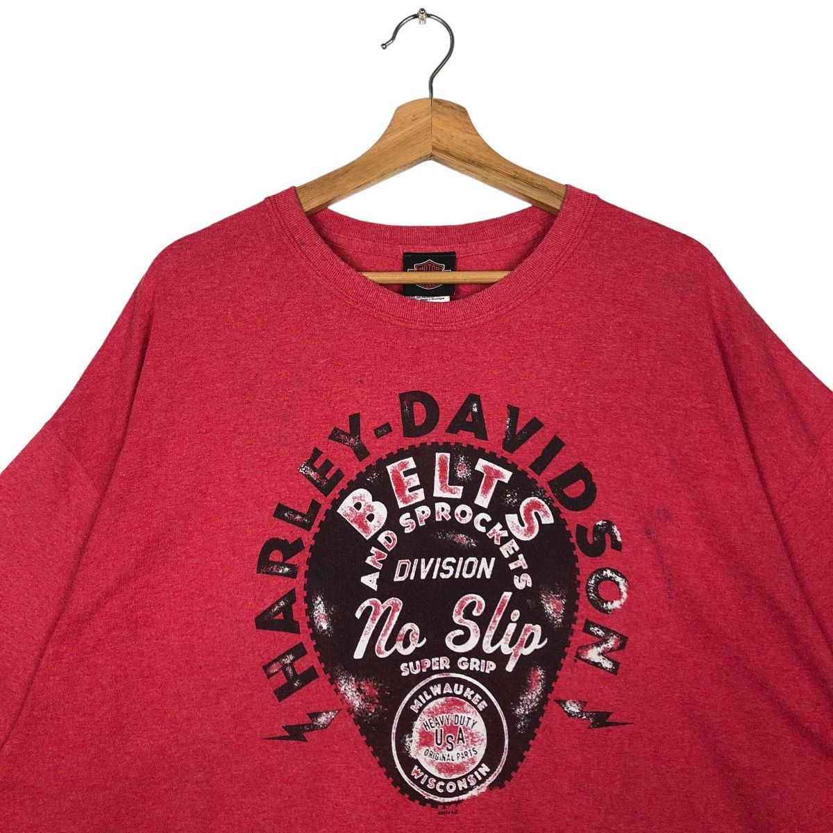 Harley Davidson 🔥90’s Vintage Harley Davidson T-Shirt Big Logo Spell Out Size US XL / EU 56 / 4 - 3 Thumbnail