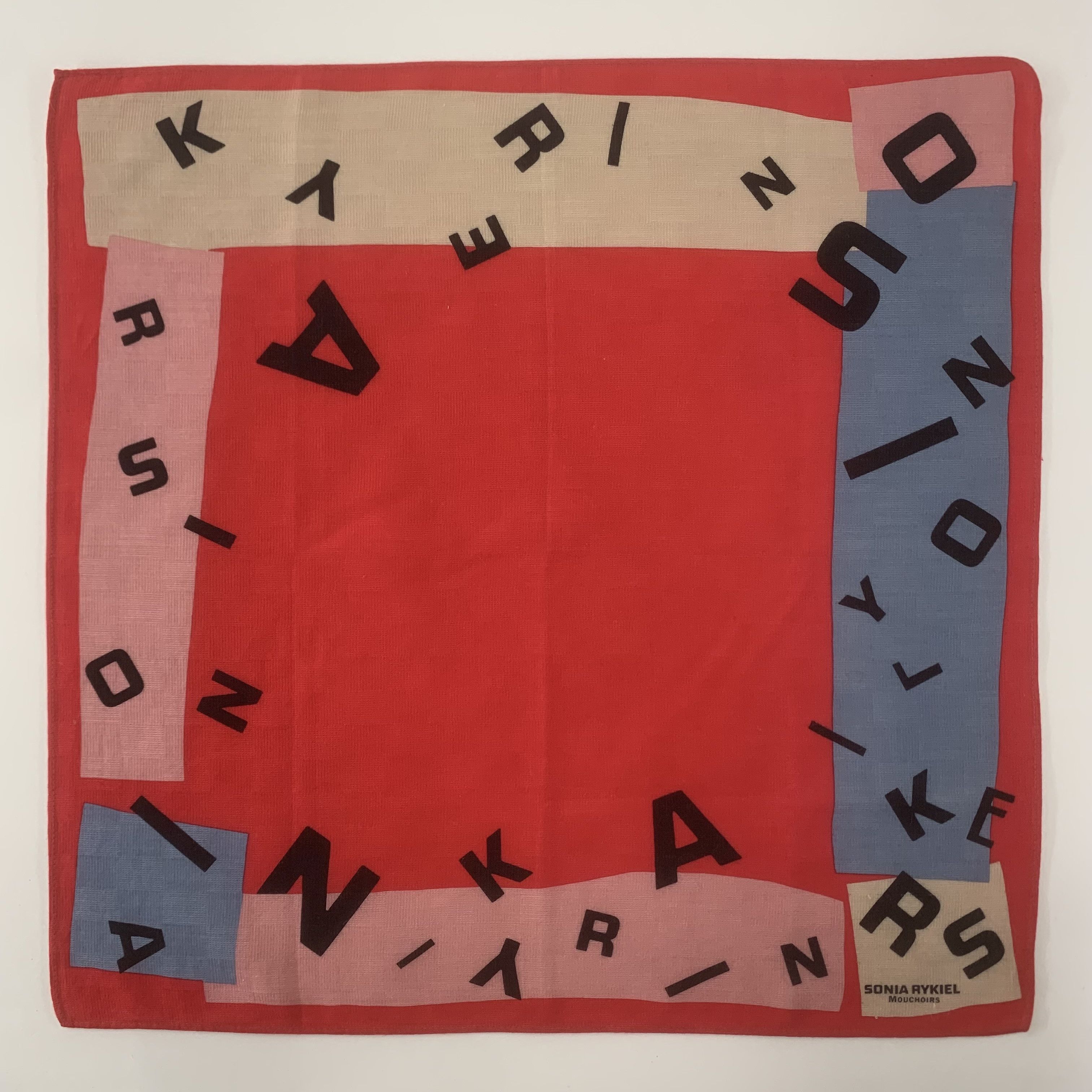 Sonia Rykiel Sonia Rykiel Handkerchief Bandana Neckerchief Pocket Square Size ONE SIZE - 2 Thumbnail