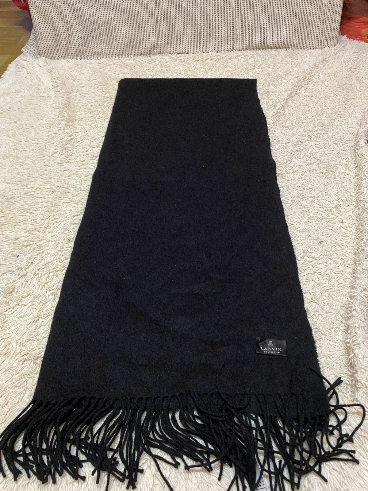 Lanvin × Vintage ‼️VINTAGE LANVIN SCARF/MUFLLER L70xW30 inchies‼️ Size ONE SIZE - 1 Thumbnail