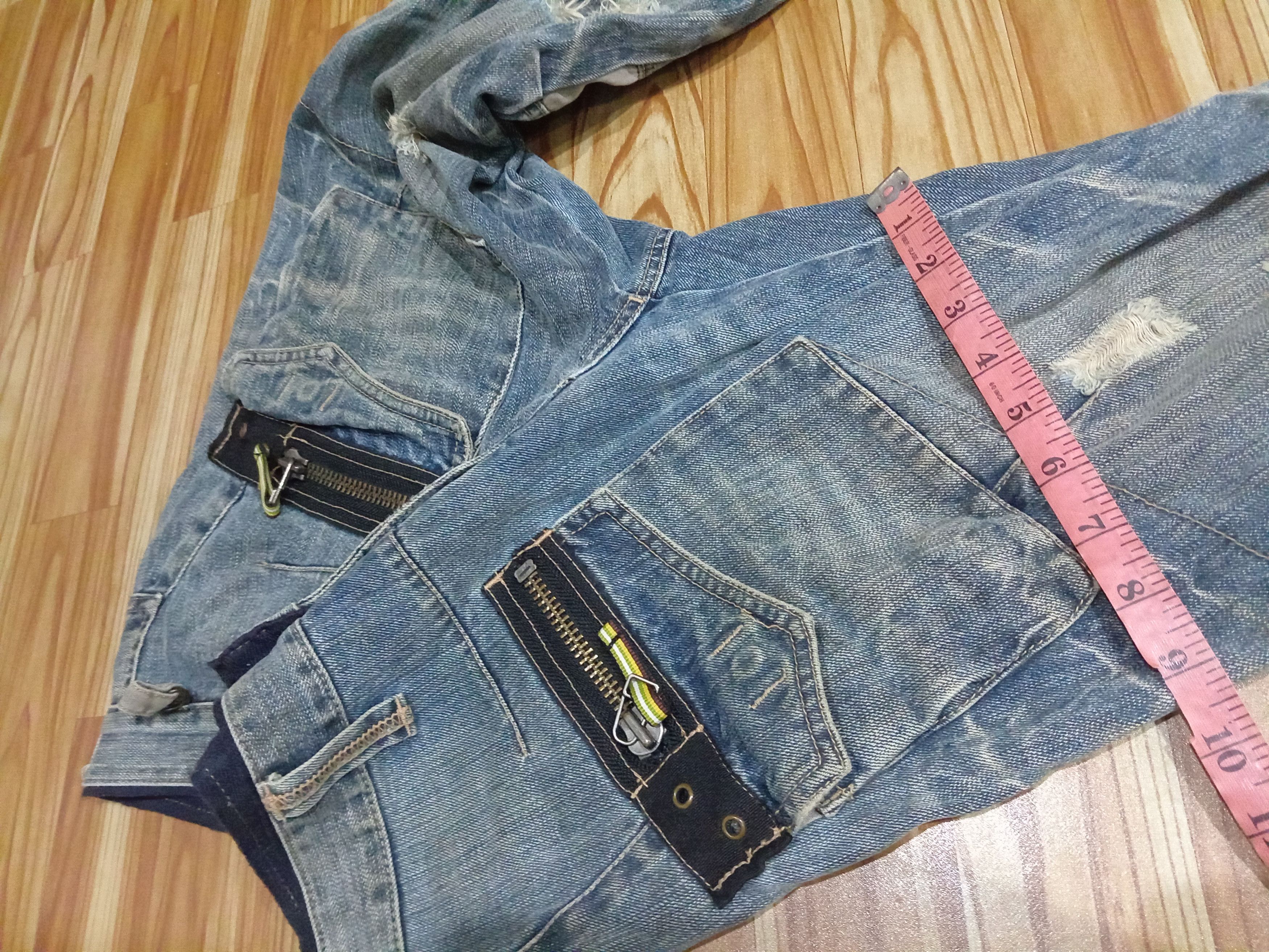 Japanese Brand × PPFM × Seditionaries RARE PPFM SKINNY ZIPPER BAKER JEANS PUNK STYLE distressed Size US 30 / EU 46 - 9 Thumbnail