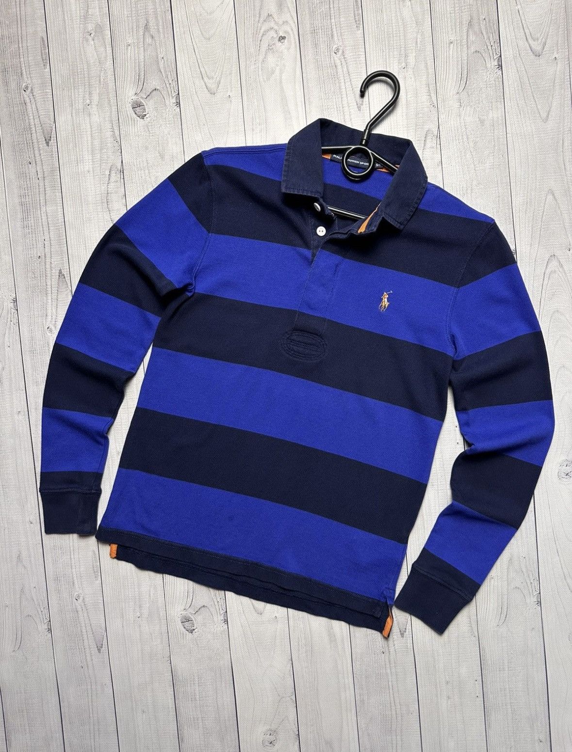 Polo Ralph Lauren Vintage polo Ralph Lauren rugby striped long sleeve size S Size S / US 4 / IT 40 - 1 Thumbnail