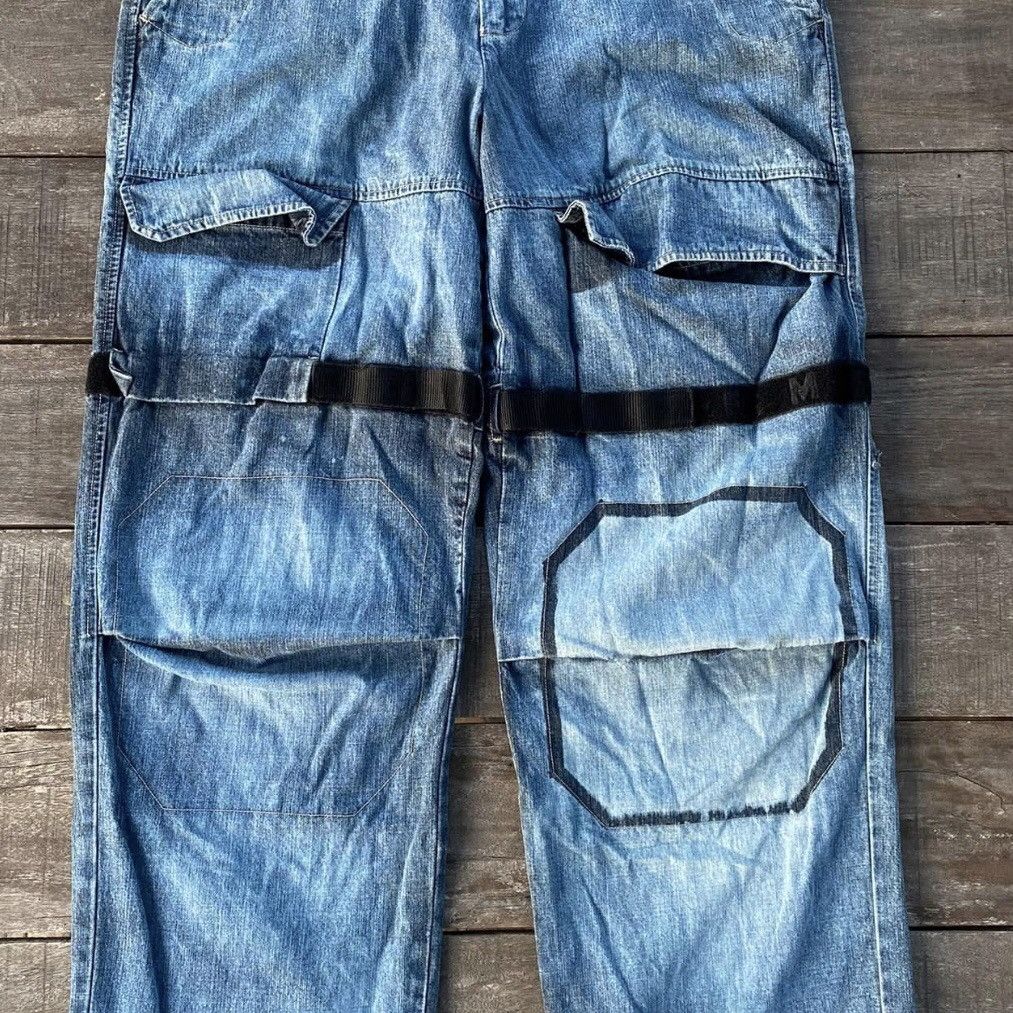 Marithe + Francois Girbaud Vintage Marithe Francois Girbaud Jeans Blue Baggy Pants Size US 36 / EU 52 - 3 Thumbnail