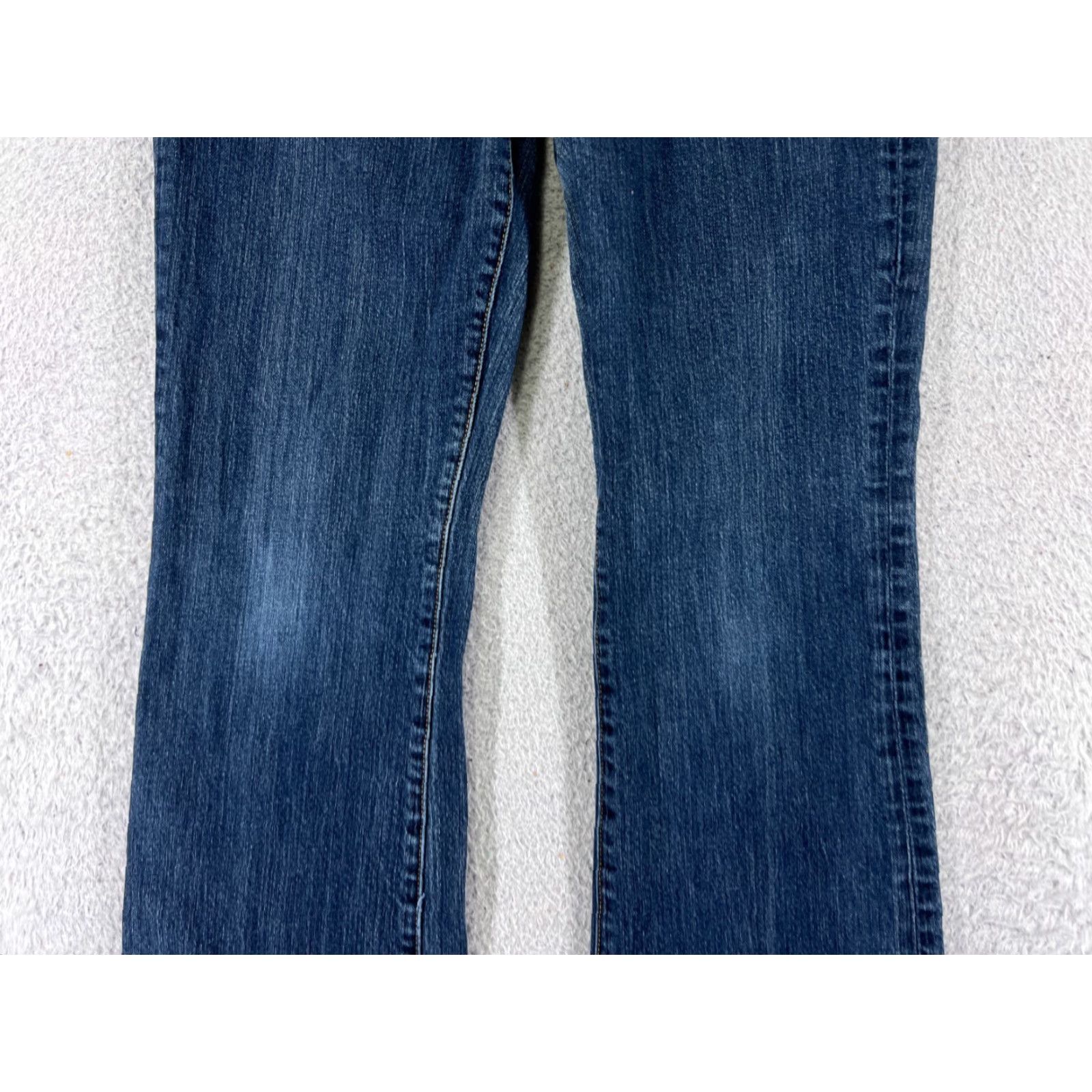 Vintage VINTAGE Seven7 Women's Jeans Pants Bootcut Flare Low Rise Denim Cotton Blend Size 32 Blue Size 24" / US 00 / IT 34 - 3 Thumbnail