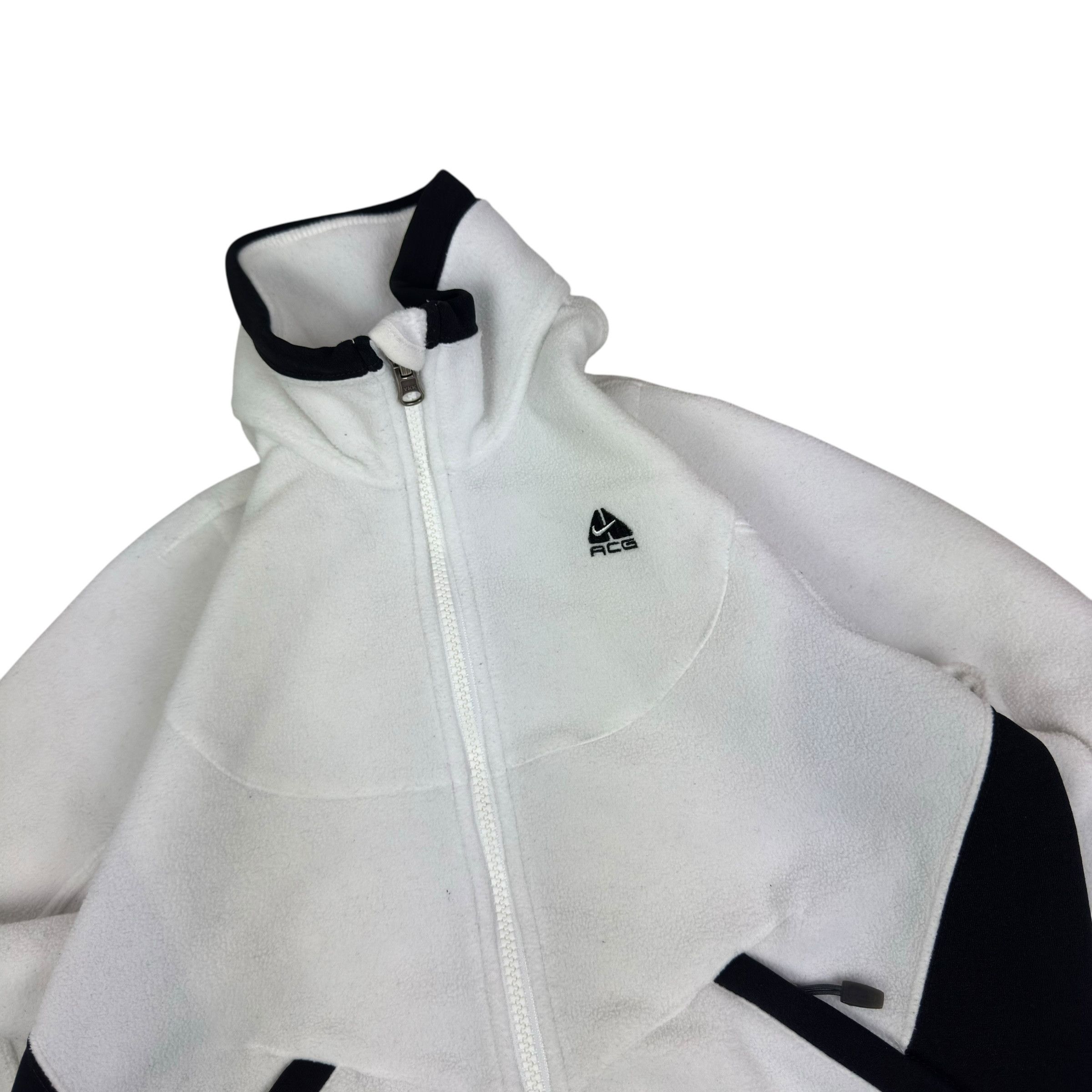 Nike Nike Therma Fit ACG Women's White Black Fleece Jacket XS Size XS / US 0-2 / IT 36-38 - 6 Thumbnail