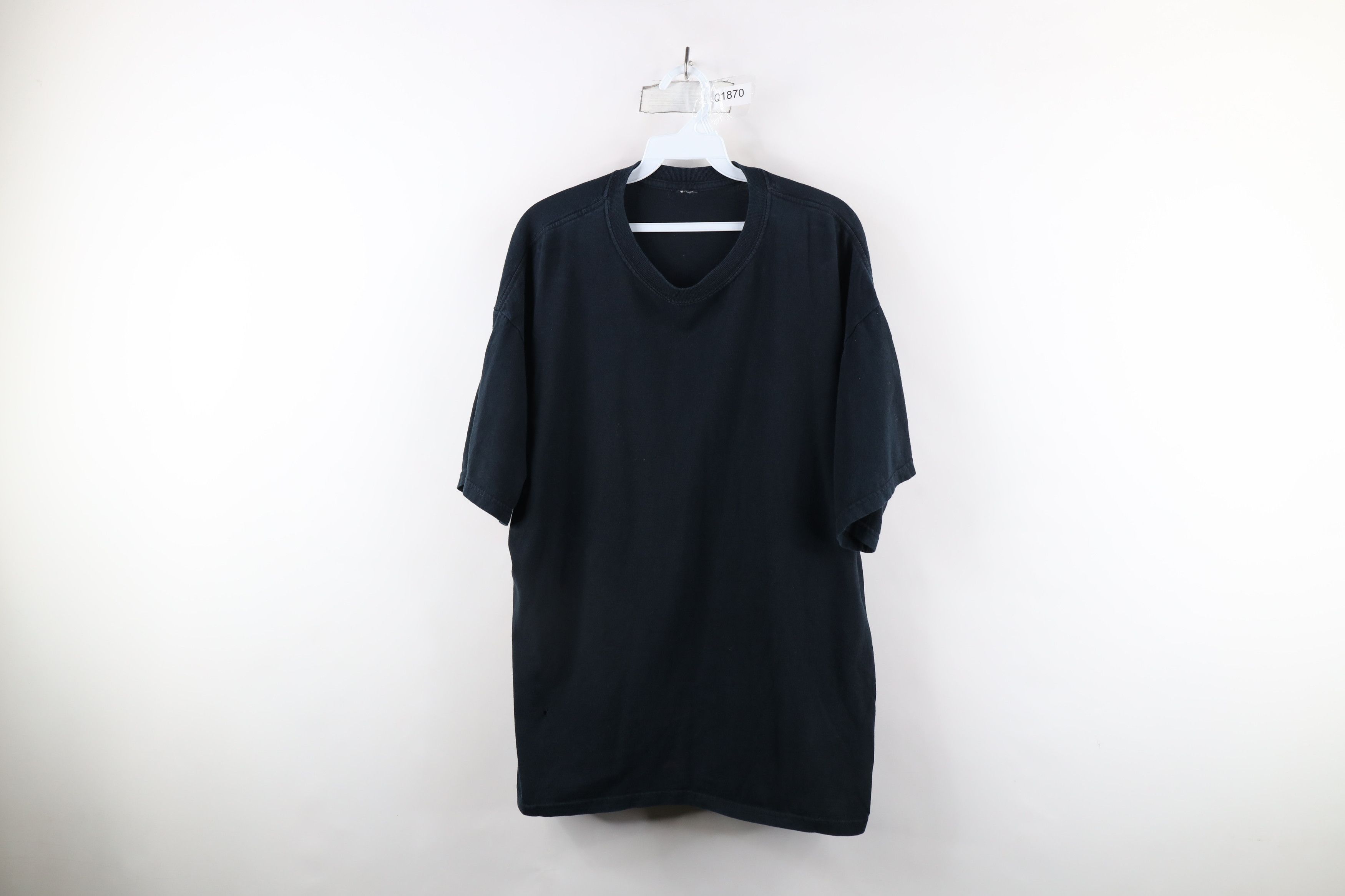 Vintage Vintage 90s Streetwear Short Sleeve T-Shirt Black Cotton Size US XL / EU 56 / 4 - 1 Thumbnail