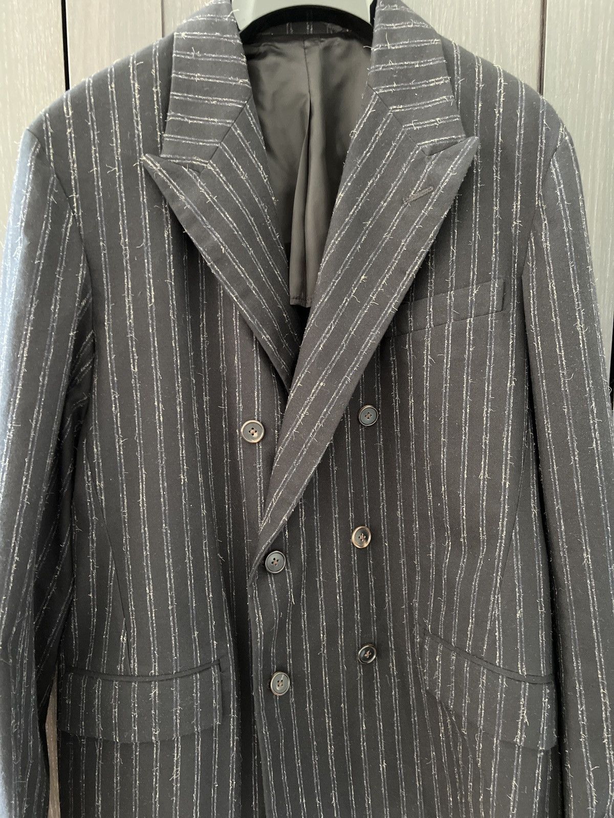 Vintage KAPATID NYC unstructured double button Blazer in Size L. Size 44L - 3 Thumbnail