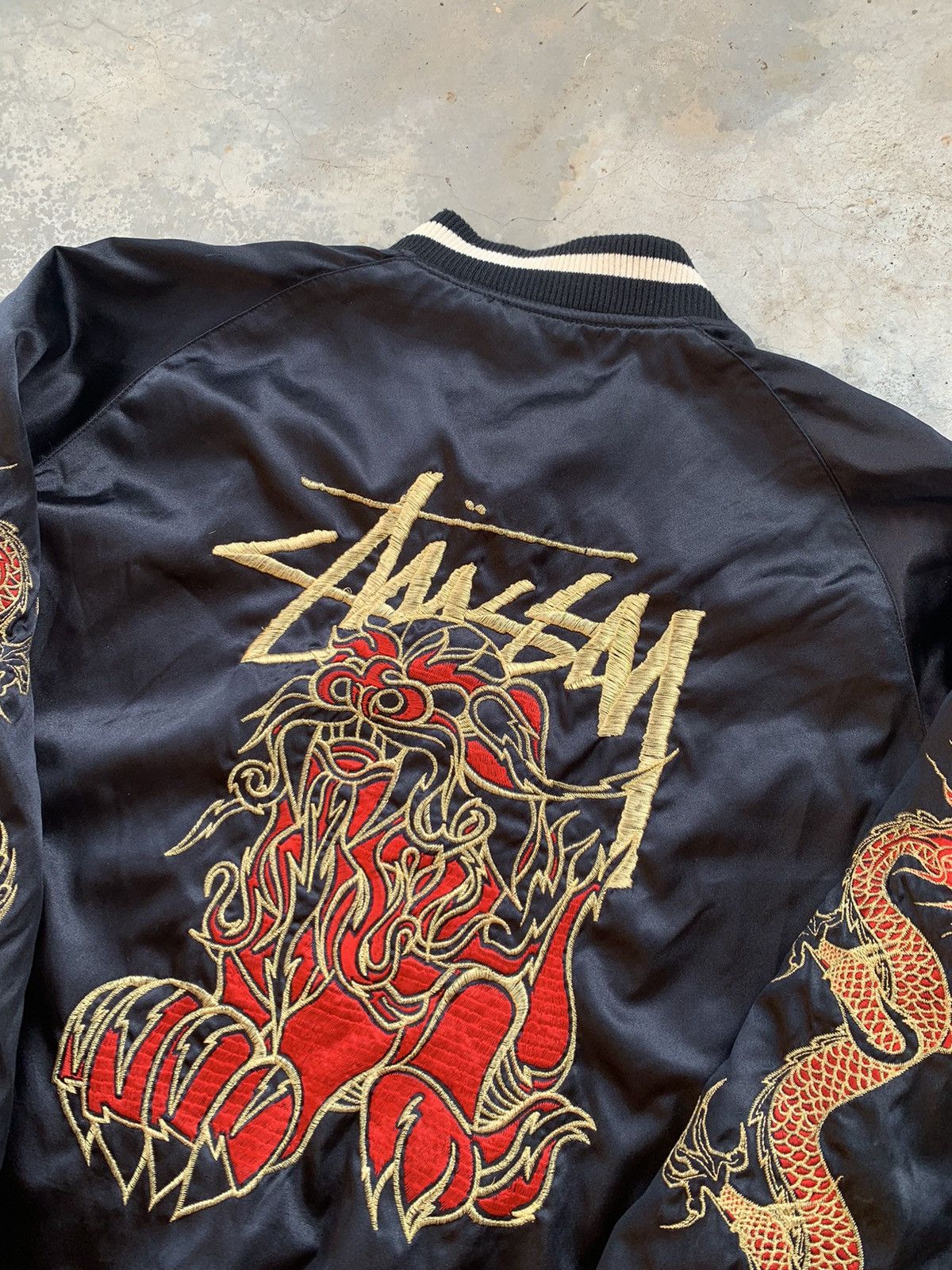 ジャケット・アウター STUSSY 07AW LEO DRAGON Souvenir Jacket STUSSY(ステューシー) / 07AW/×LEO/DRAGON SOUVENIR JACKET