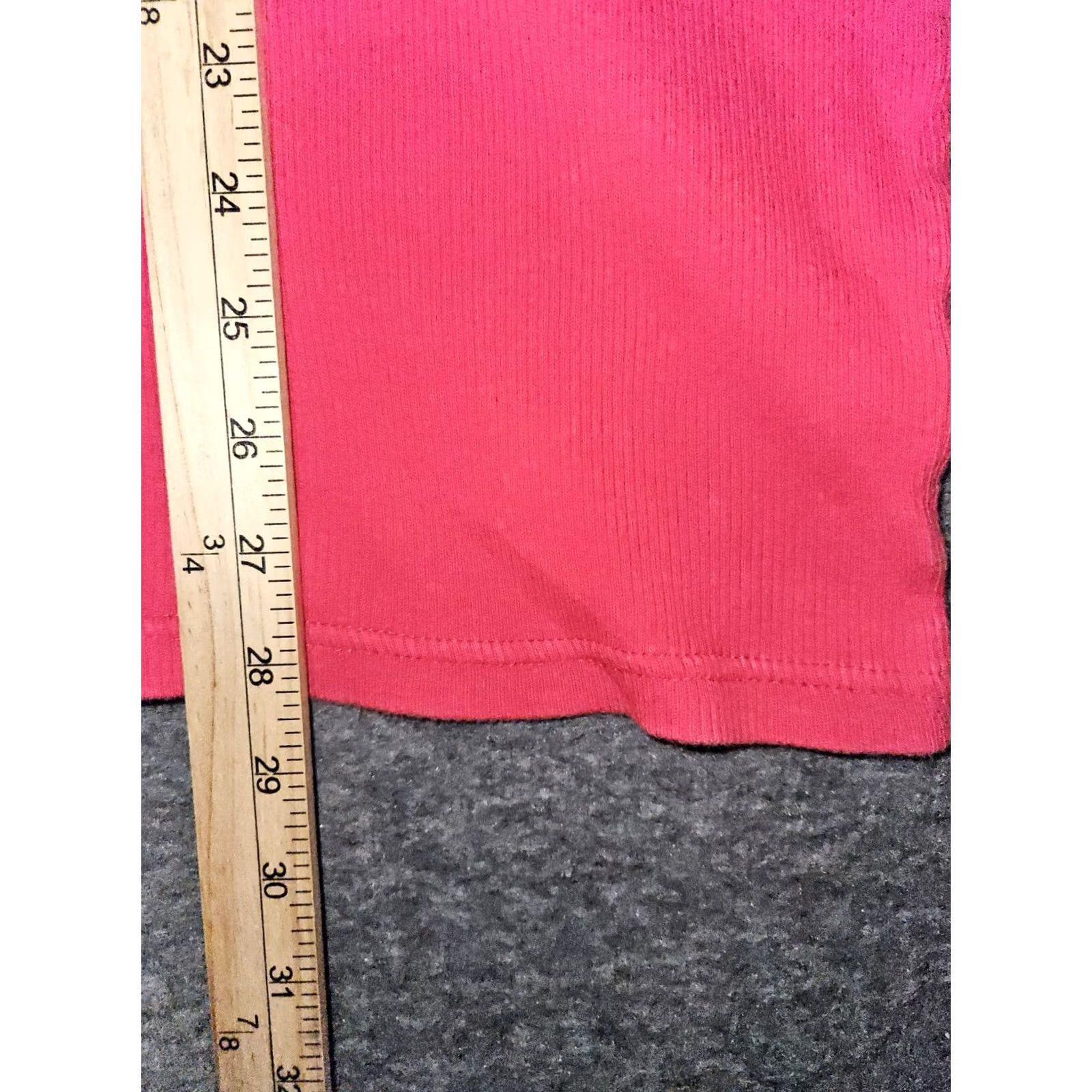 Vintage VINTAGE Polo Sport Shirt Women's XXL Red Short Sleeve Ribbed USA 90s Y2K Women's Top 2XL Red City Classic Designer USA Boys Girls Mens Womens Size XXL / US 16-18 / IT 52-54 - 4 Thumbnail