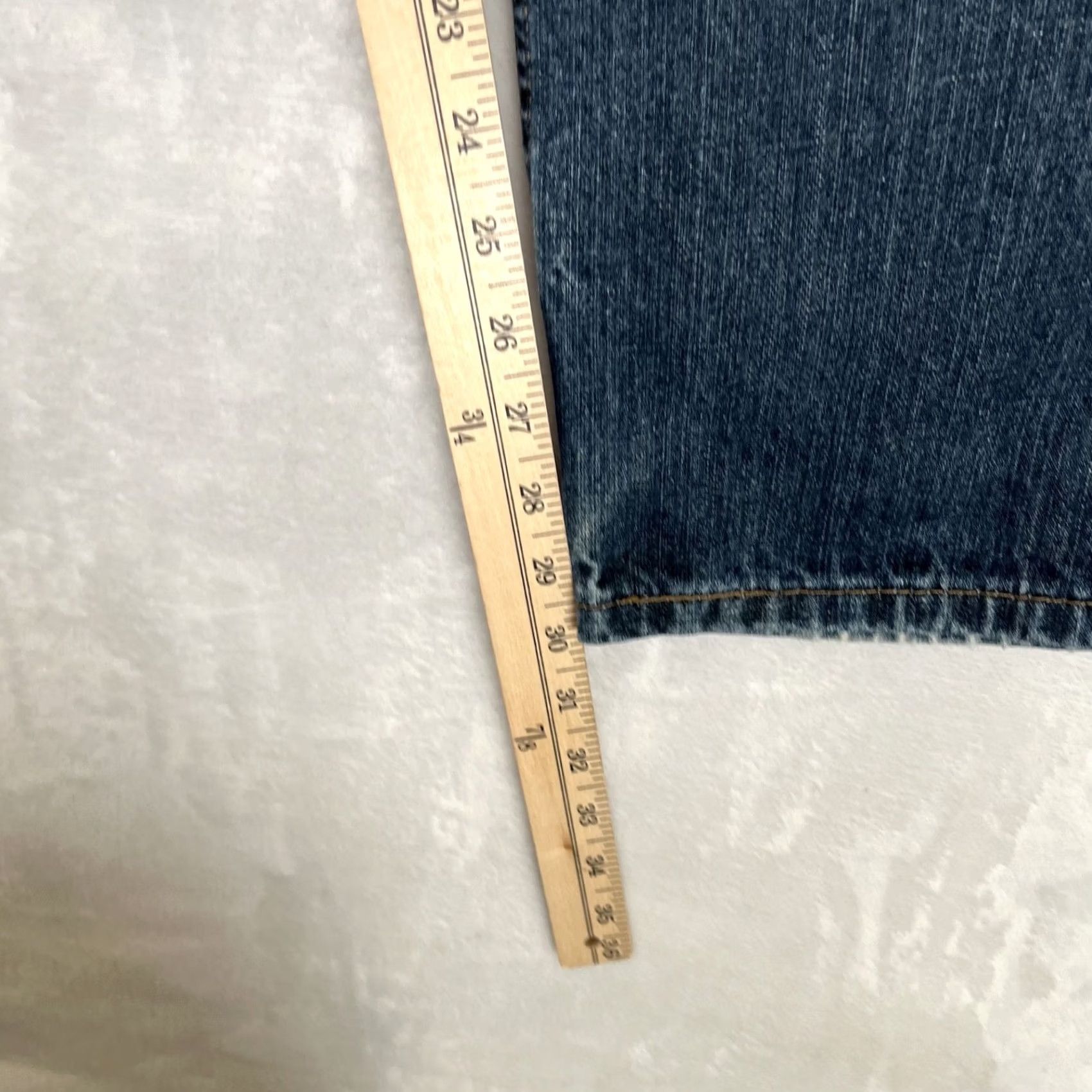 Levi's Levi’s 514 Jeans Men 34x30 Denim Blue Medium Regular Straight 5-Pocket Logo USA 90s Vintage Size US 34 / EU 50 - 4 Thumbnail