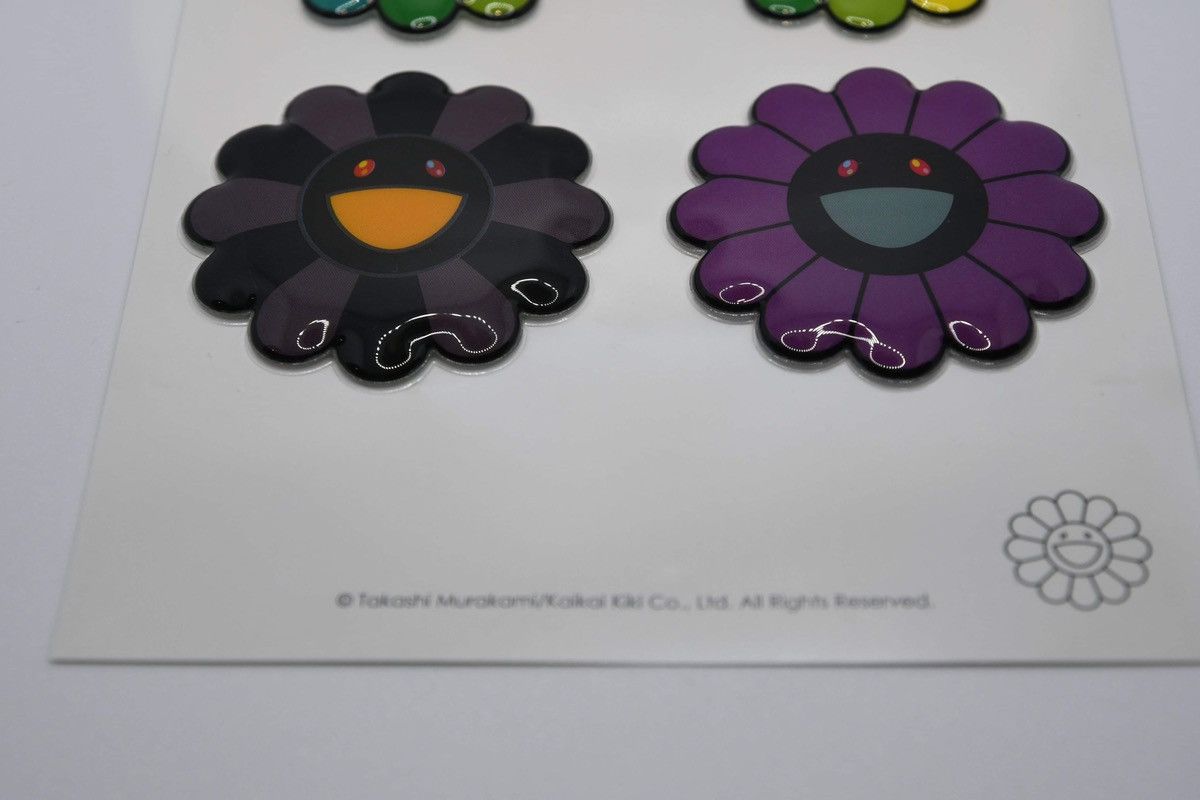 Takashi Murakami Takashi Murakami Bubblingly Sticker 4 Flowers rainbow purple Size ONE SIZE - 4 Thumbnail