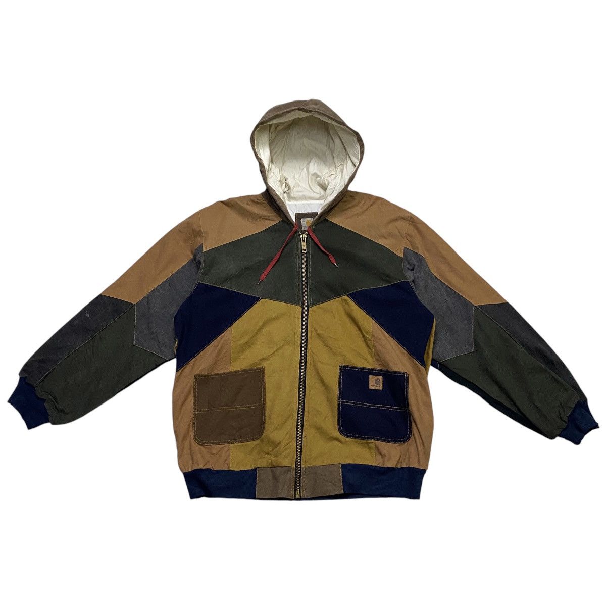 Carhartt Vintage reworked Carhartt active Jacket patchwork Size US L / EU 52-54 / 3 - 5 Thumbnail