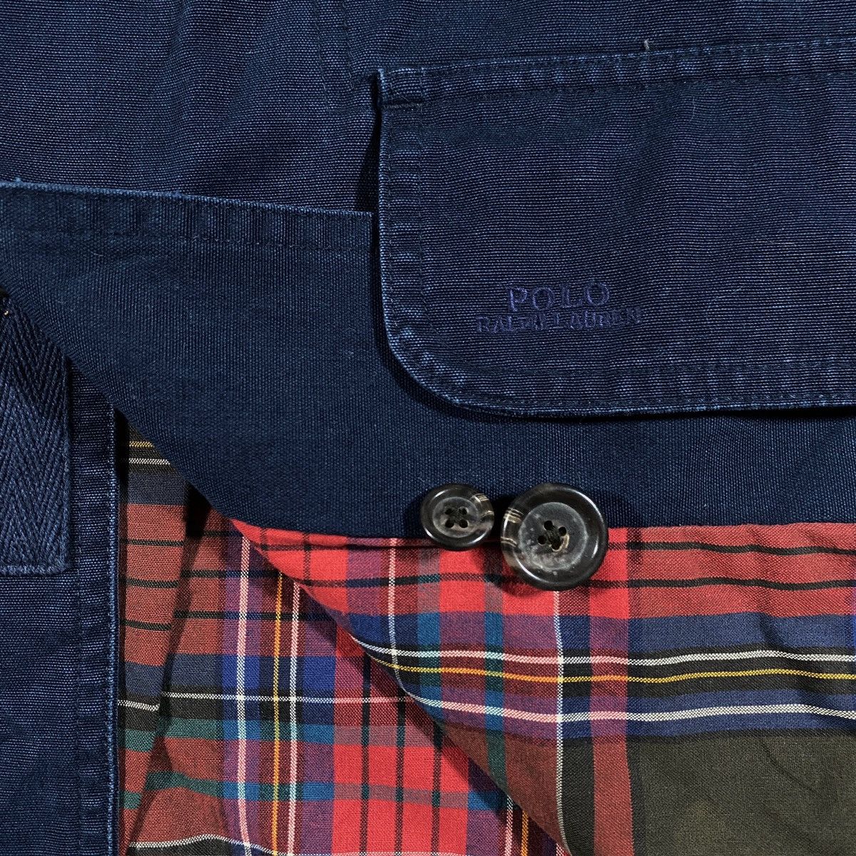 Polo Ralph Lauren × Vintage Ralph Lauren Navy Coat Size US L / EU 52-54 / 3 - 3 Thumbnail