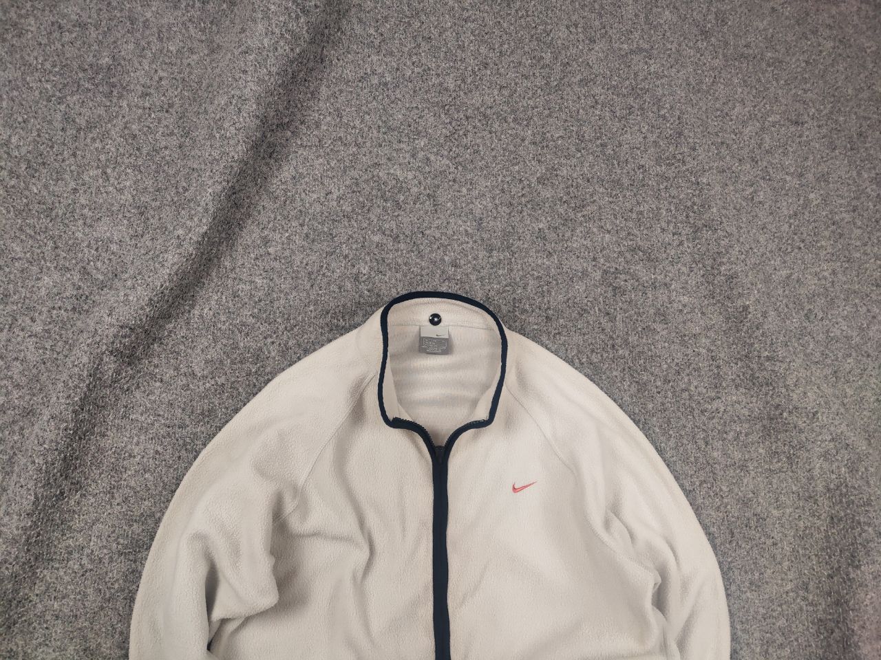 Nike Vintage Y2K Style Nike fleece Pullover zip Pocket Jacket Size L / US 10 / IT 46 - 1 Thumbnail