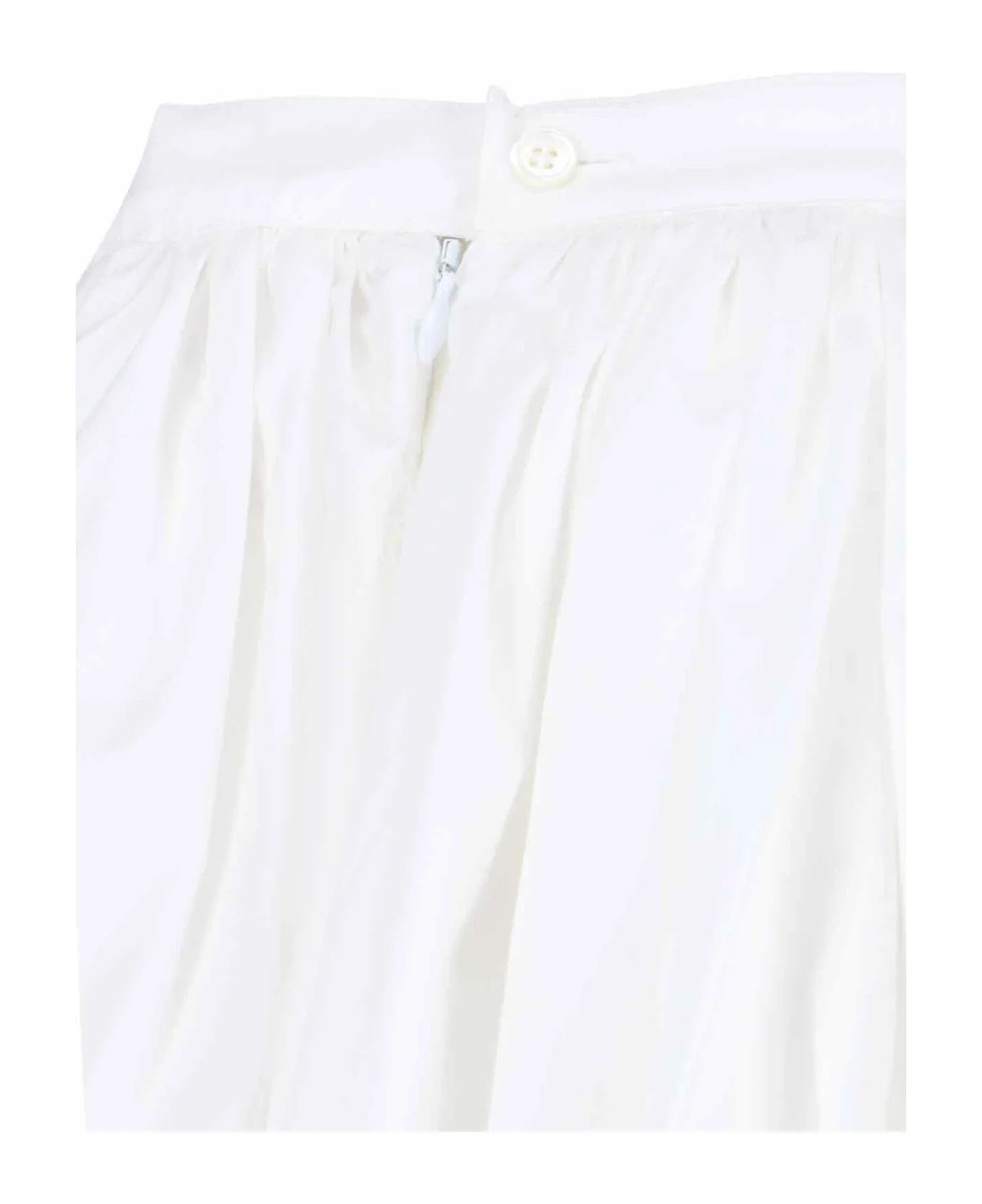 Marni o1y1125 Midi Skirt in White Size 27" / US 4 / IT 40 - 3 Thumbnail