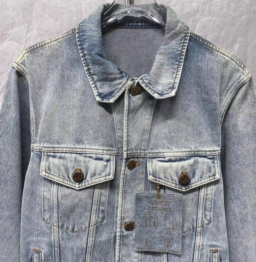 Louis Vuitton Louis Vuitton Denim Jacket New With Tags-2506 Size US S / EU 44-46 / 1 - 9 Thumbnail