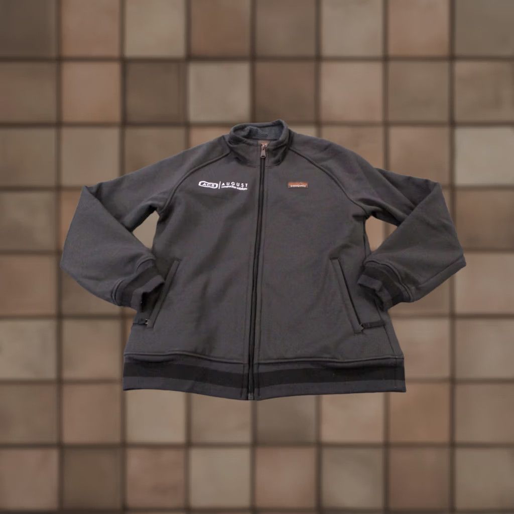 Patagonia Patagonia Jacket Mens M Softshell Lined Windbreaker Outdoor Hiking Camping Synchilla Logo Zip Pockets Grey Regular Size US M / EU 48-50 / 2 - 1 Thumbnail