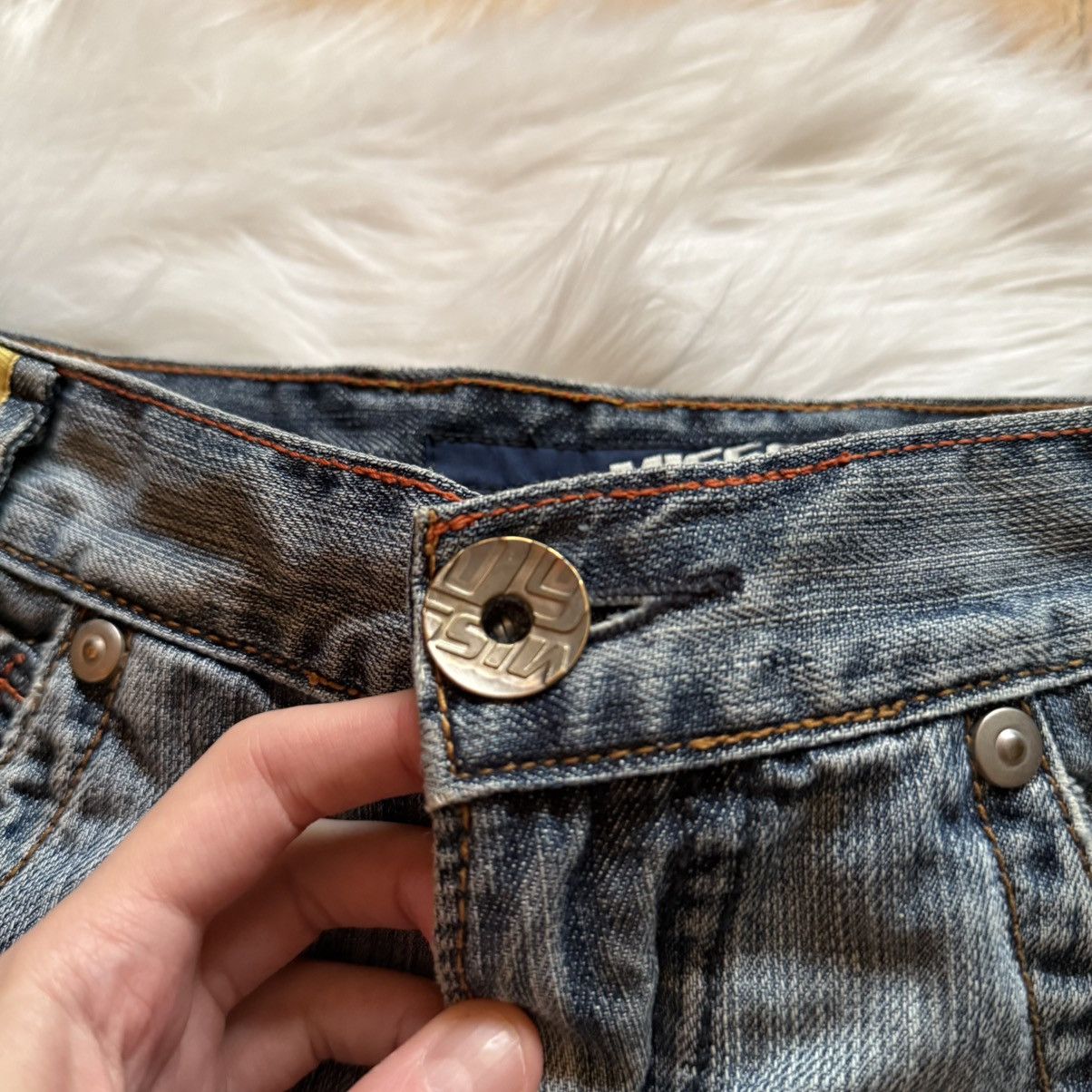 Miss Sixty 📌 Crazy Miss Sixty Vintage Washed Y2K Denim Shorts Size 29" - 9 Thumbnail